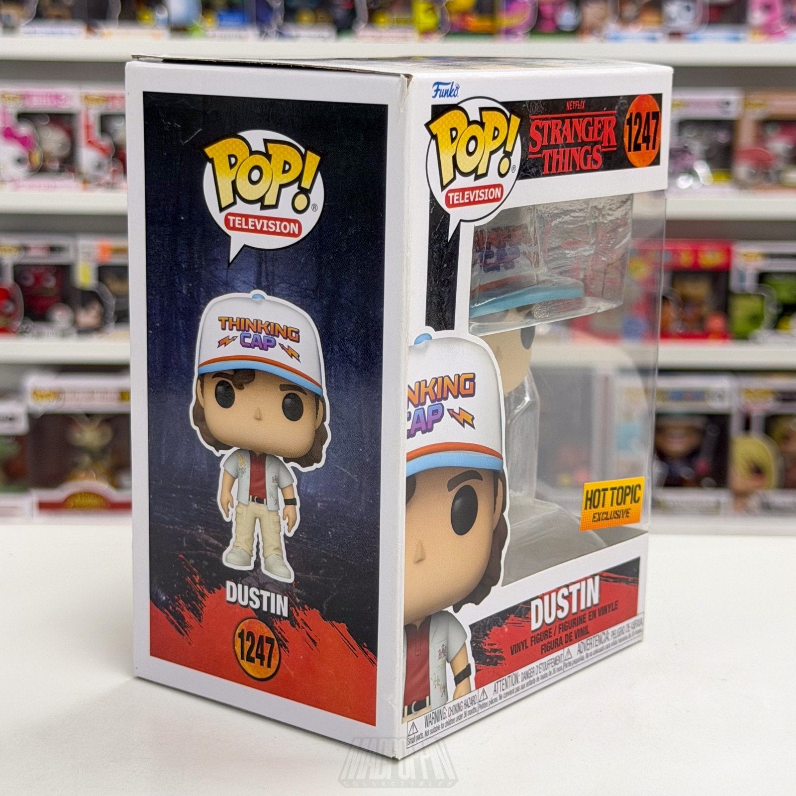 Funko Pop TV Stranger Things Dustin Dragon Shirt Hot Topic 1247 Season 4 Figure