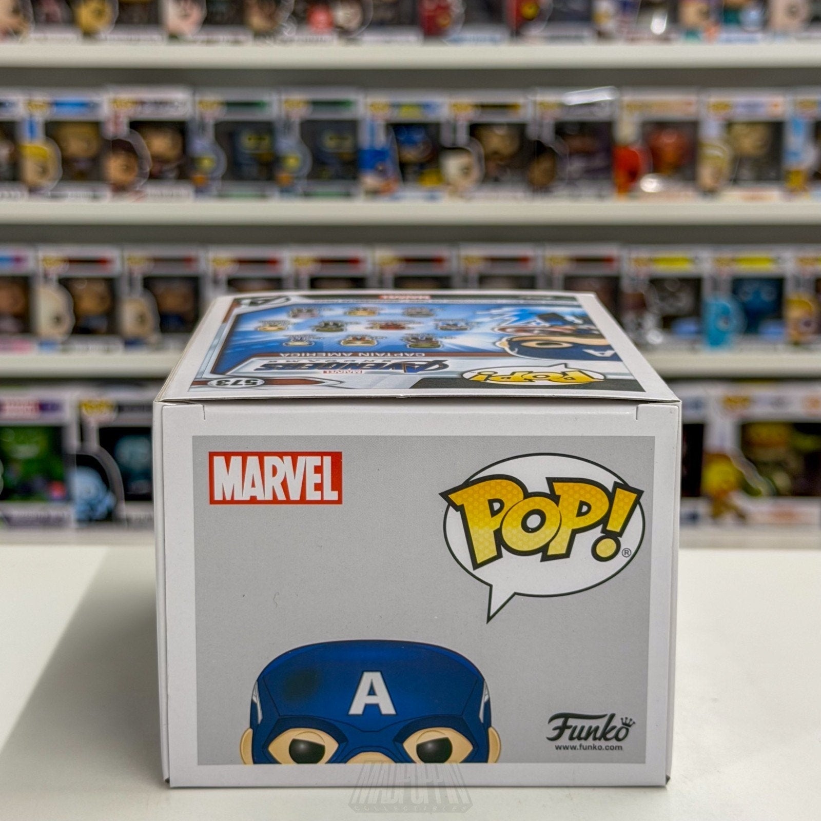 Funko Pop Marvel Avengers Endgame Captain America Mjolnir Broken Shield 573 Toy