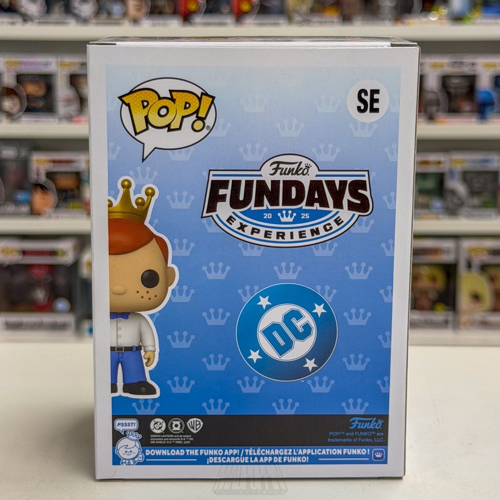 Funko Pop Fundays Experience Freddy as Red Lantern SE DC Heroes Toy Vinyl Figure