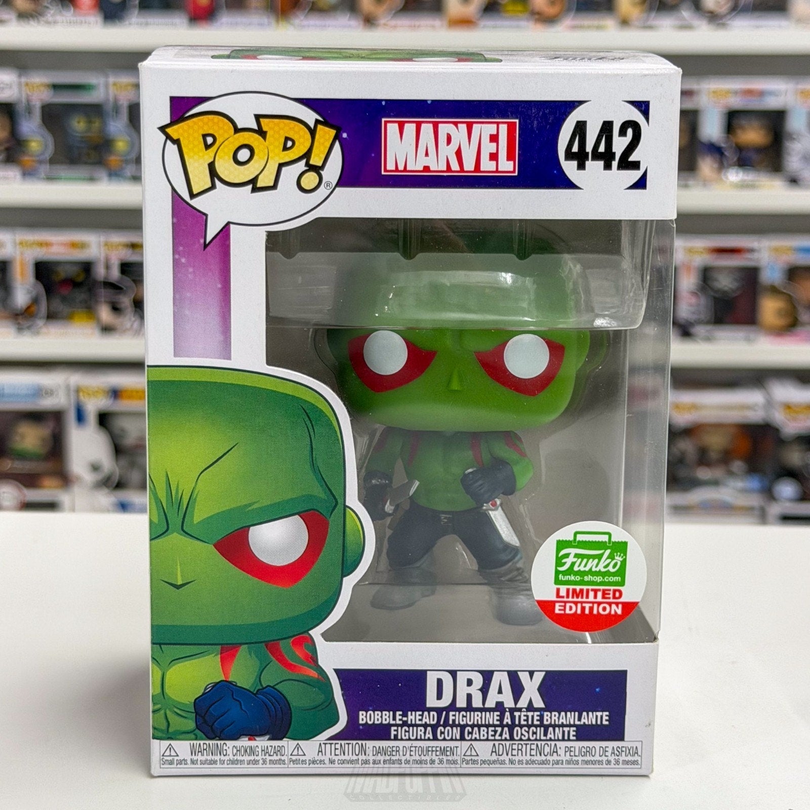 Funko Pop Marvel Guardians of the Galaxy Drax First Appearance 442 Vinyl Figure