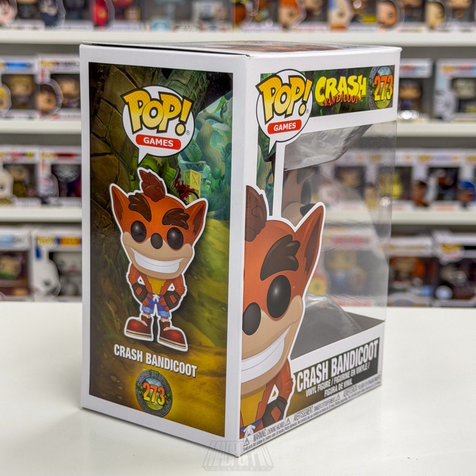 Funko Pop Video Games Crash Bandicoot 273 Vaulted Rare Playstation Vinyl Figure