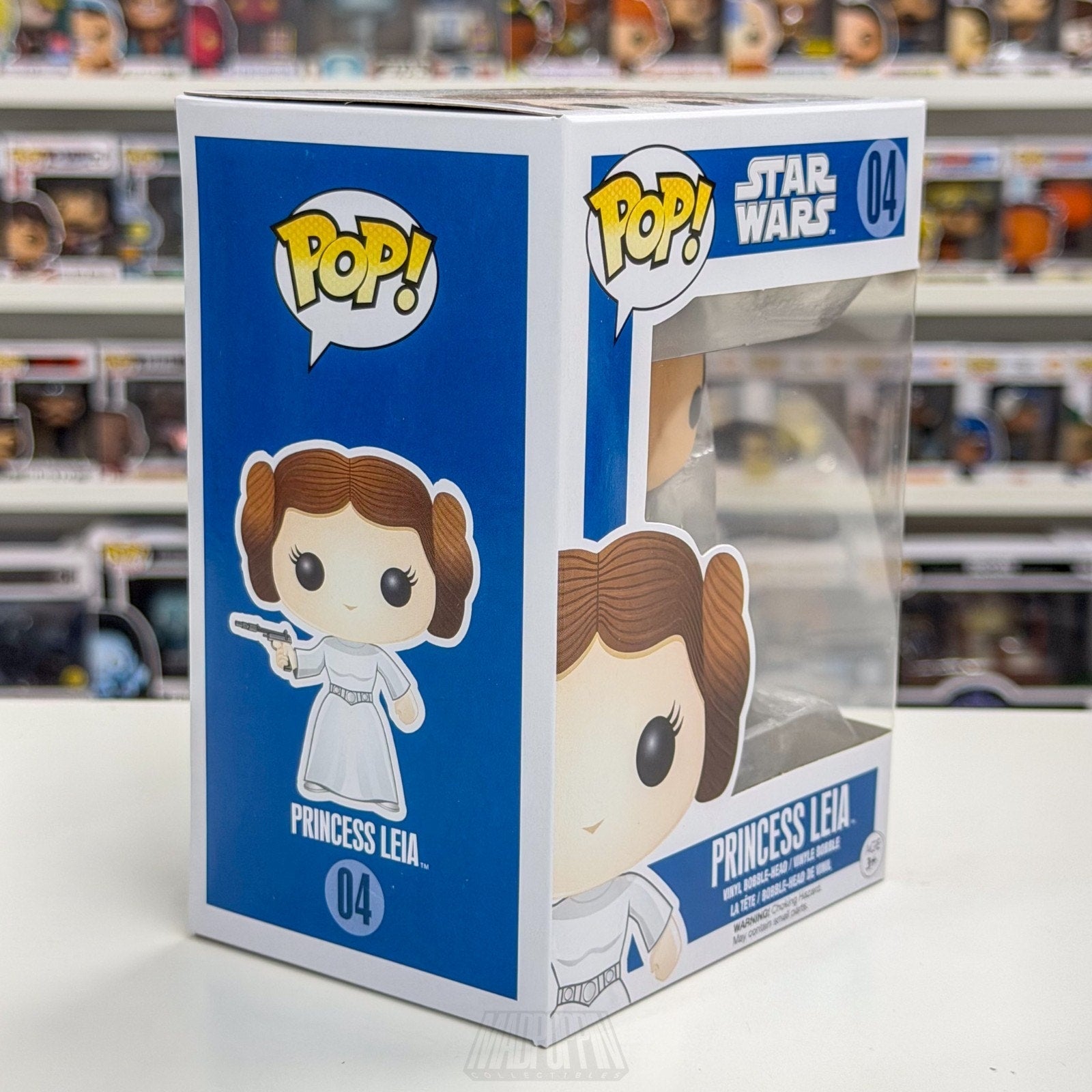 Funko Pop Star Wars Princess Leia Blue Box 04 Jedi Force Sci-Fi Toy Vinyl Figure