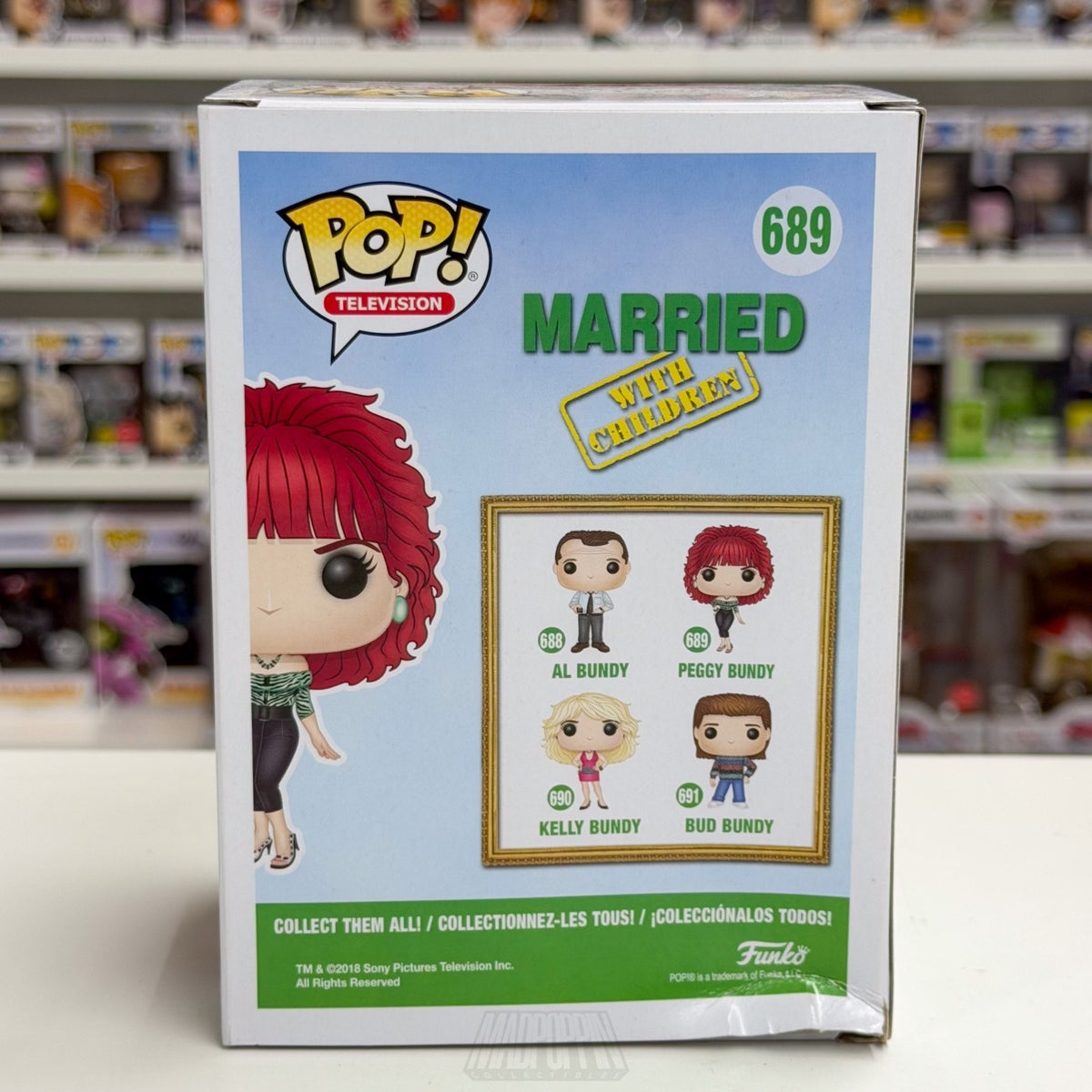 Funko Pop TV Married with Children Peggy Bundy 689 Sitcom Housewife Vinyl Figure