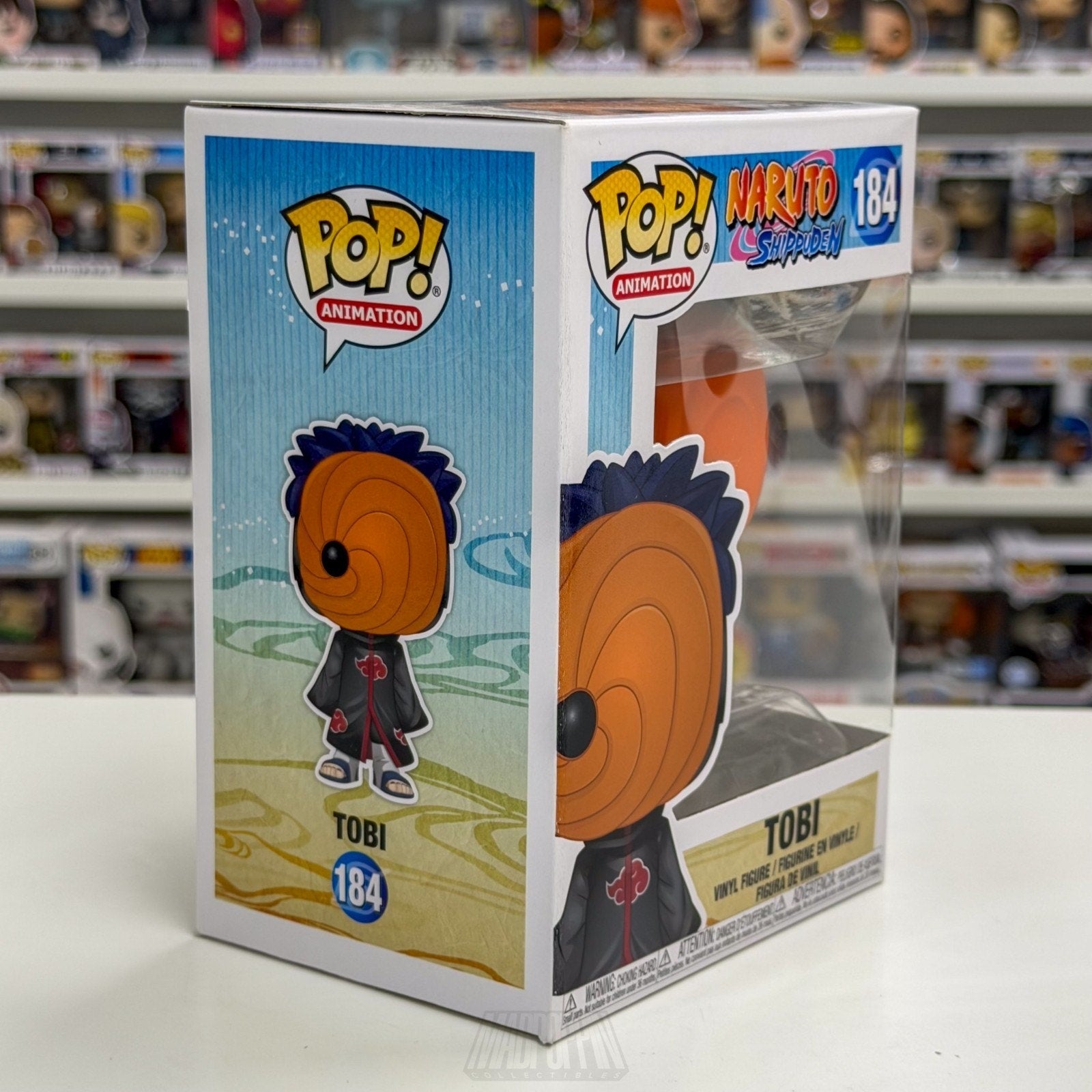 Funko Pop Anime Naruto Tobi Obito Uchiha 184 Japanese Manga Toy Vinyl Figure