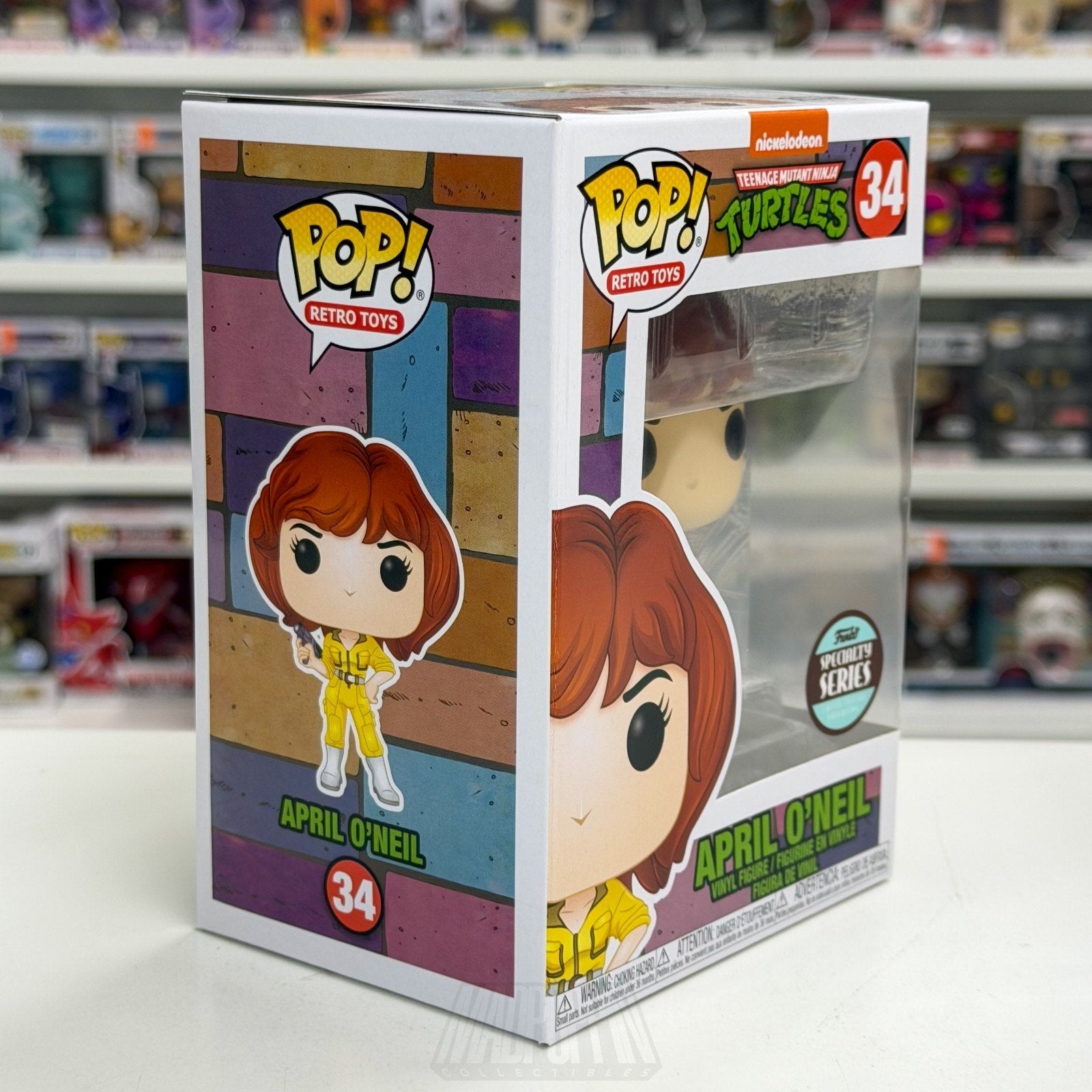 Funko Pop Retro Toys TMNT Turtles April O'Neil Specialty Series 34 Vinyl Figure