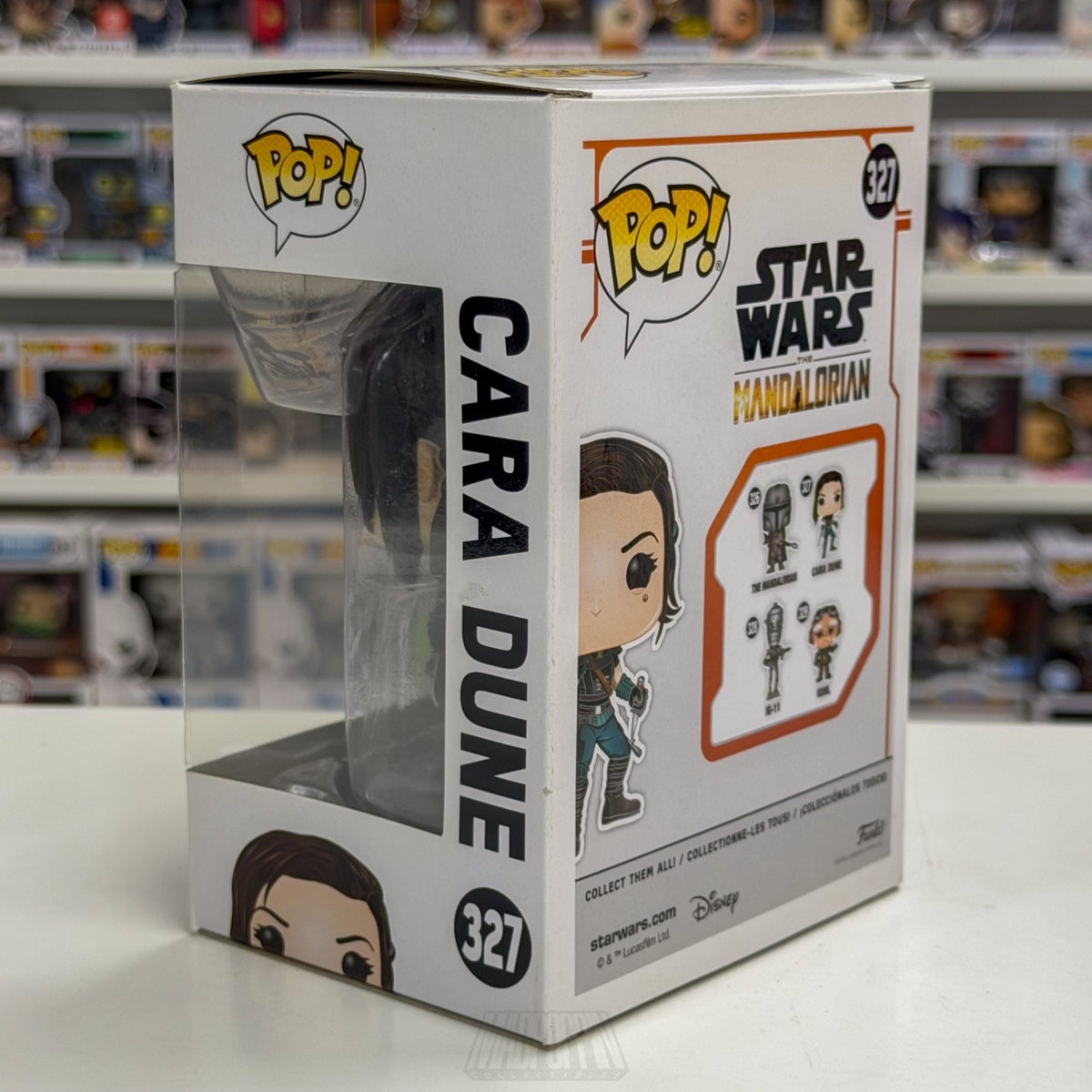 Funko Pop Star Wars The Mandalorian Cara Dune 327 Rebel Mercenary Vinyl Figure