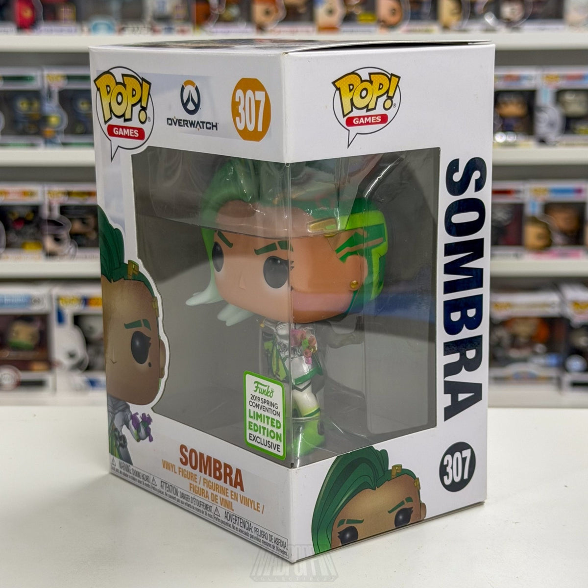 Funko Pop Video Games Overwatch Sombra ECCC Spring Con 307 Blizzard Vinyl Figure