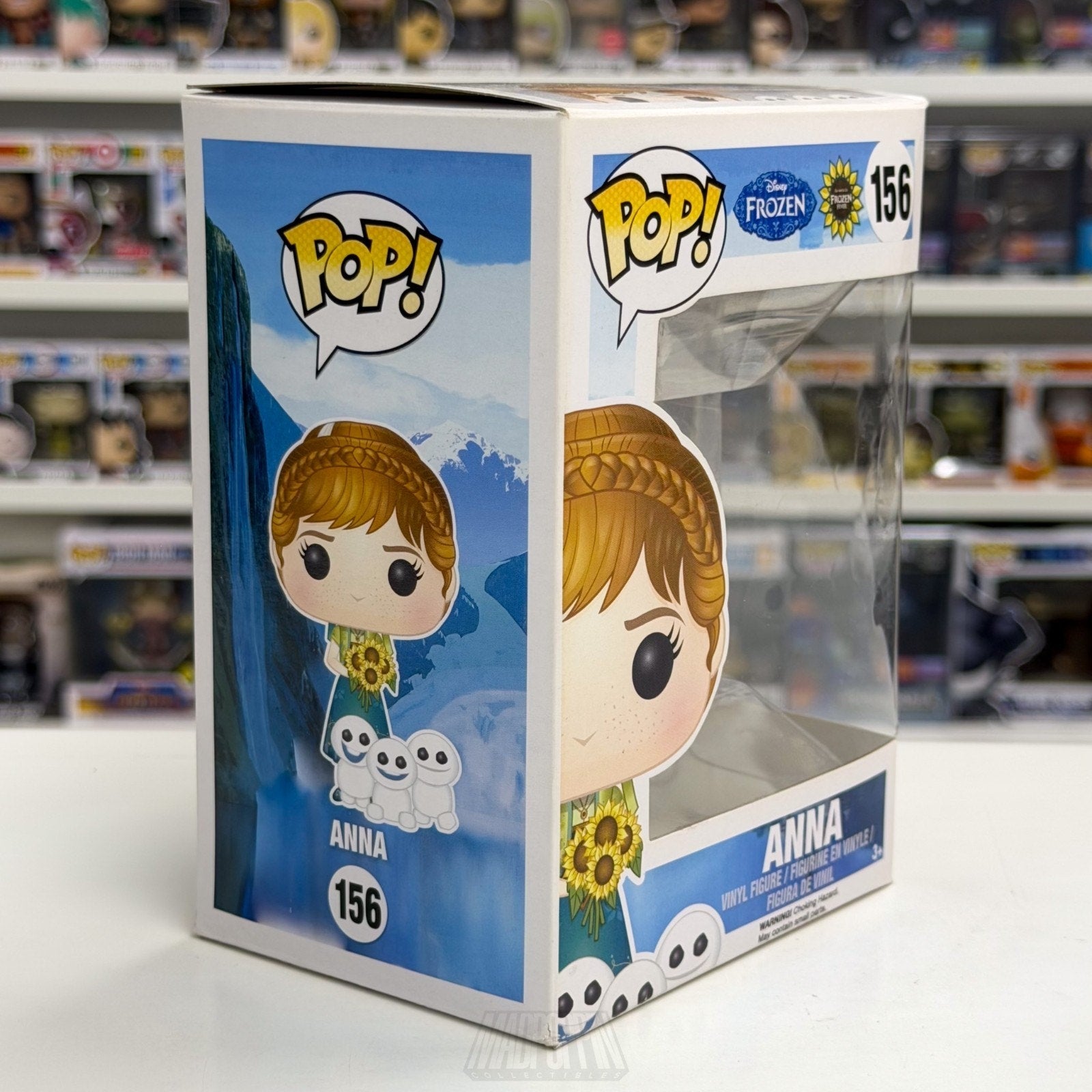 Funko Pop Disney Frozen Anna of Arendelle w/Snowgies 156 Princess Vinyl Figure