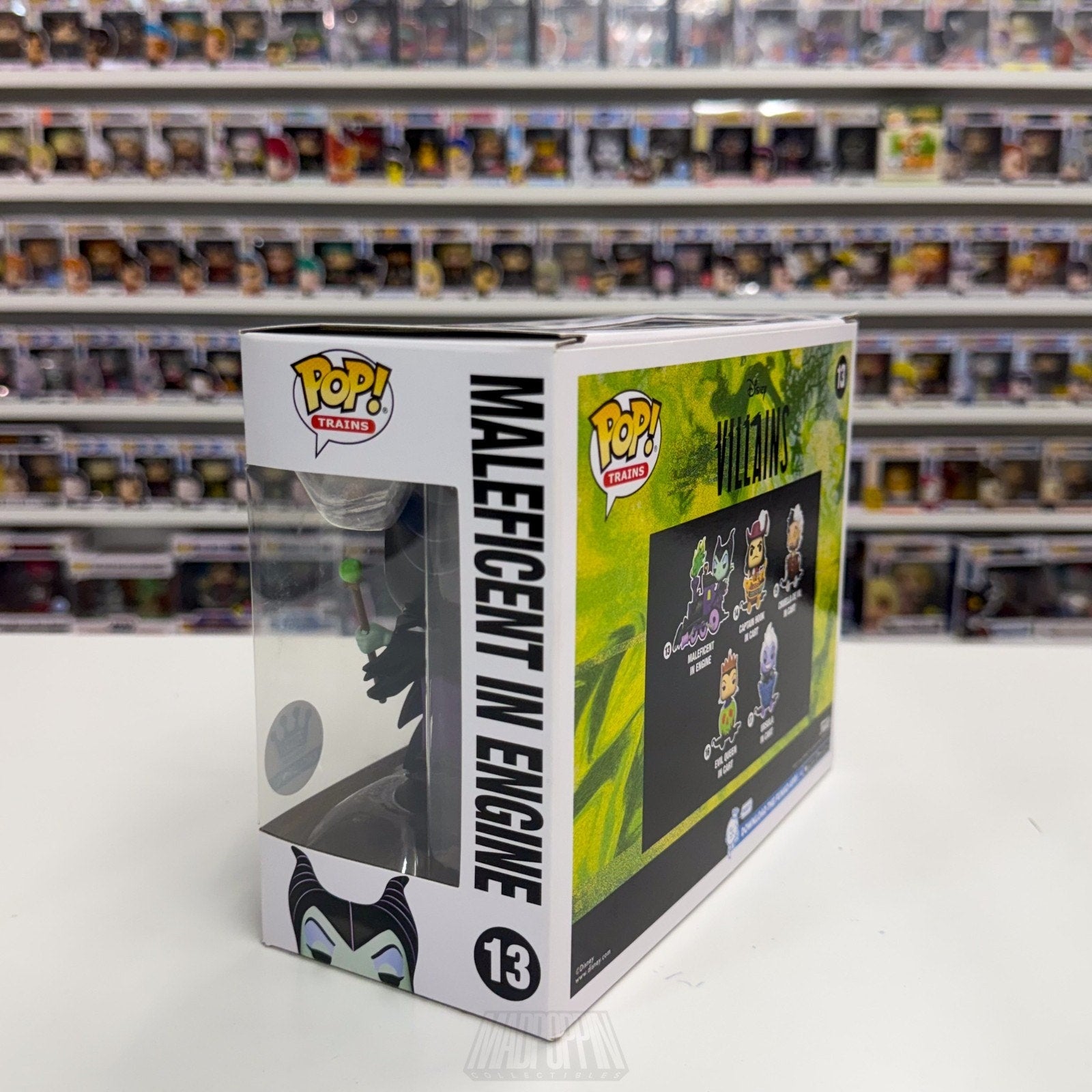 Funko Pop Trains Disney Villains Maleficent in Engine 13 Sleeping Beauty Figure