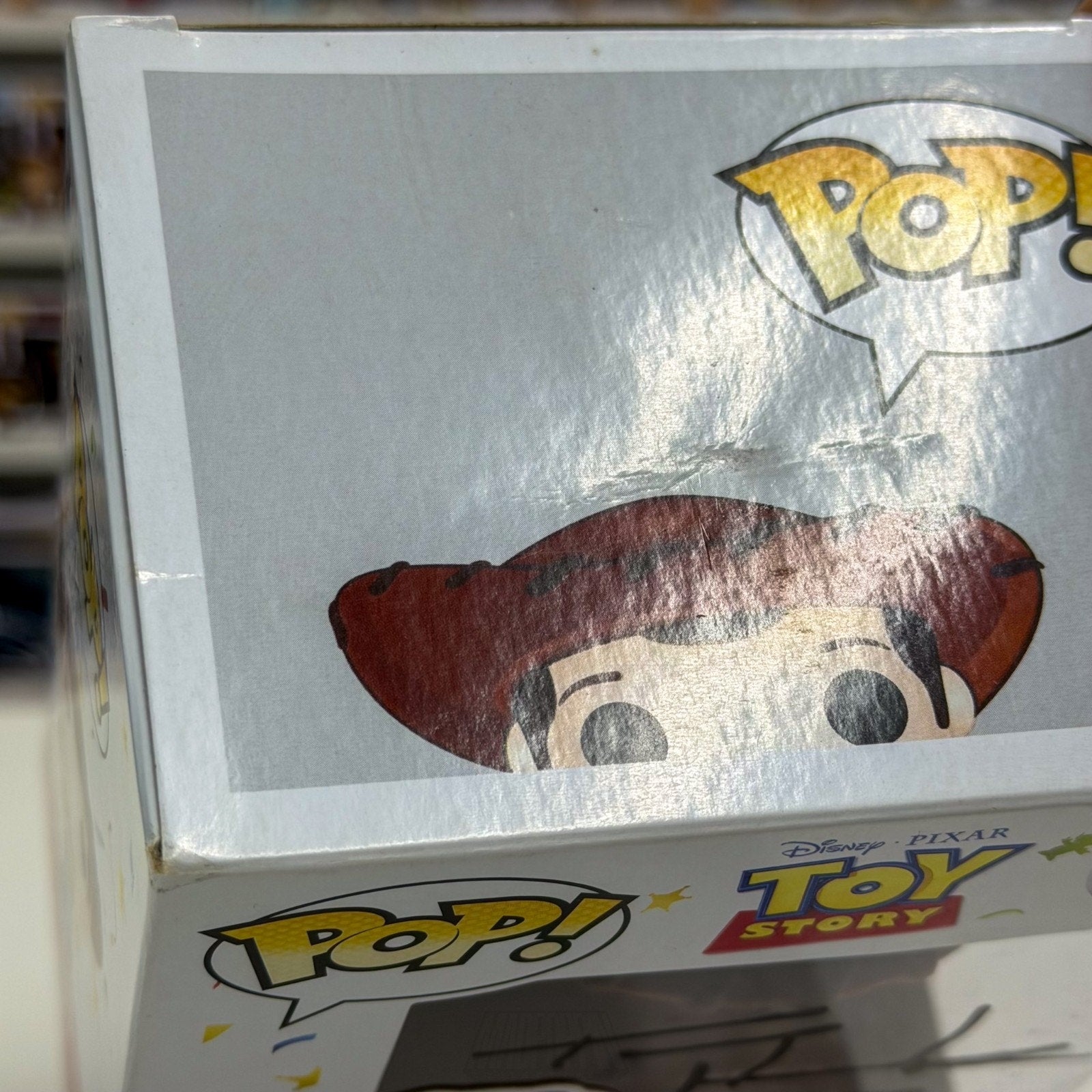 Funko Pop Disney Pixar Woody 20th Signed Tom Hanks Beckett 168 Toy Vinyl Figure