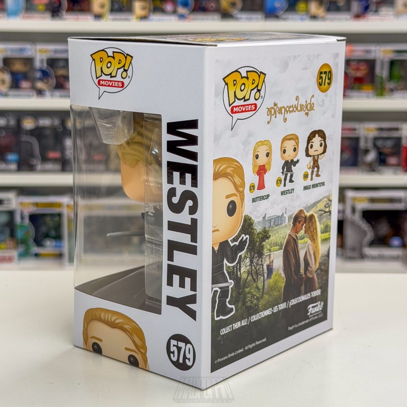 Funko Pop Movies Princess Bride Westley 579 Sword Farmboy Pirate Toy Figure