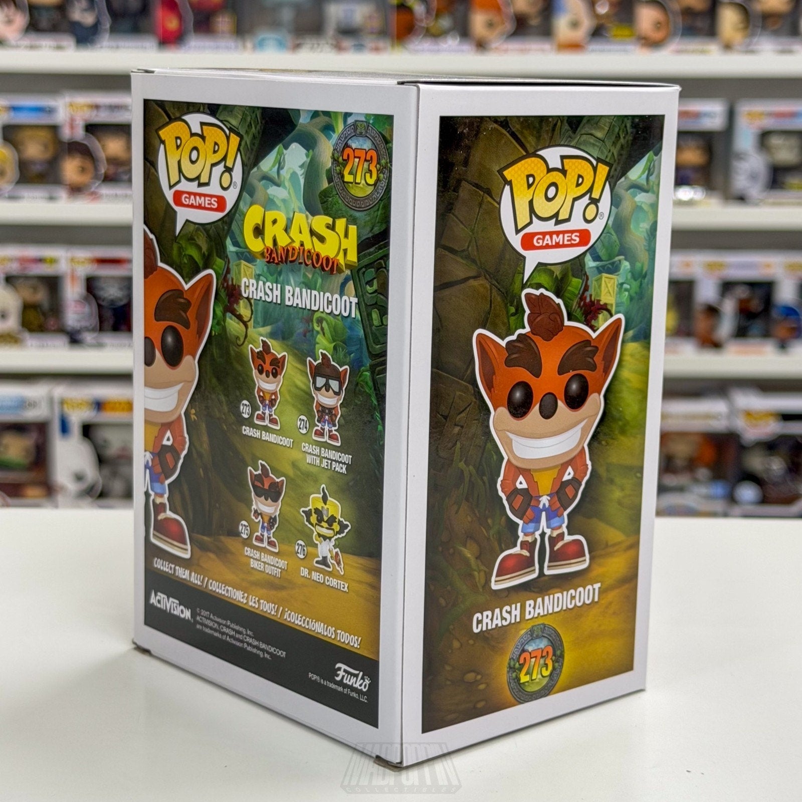 Funko Pop Video Games Crash Bandicoot 273 Vaulted Rare Playstation Vinyl Figure