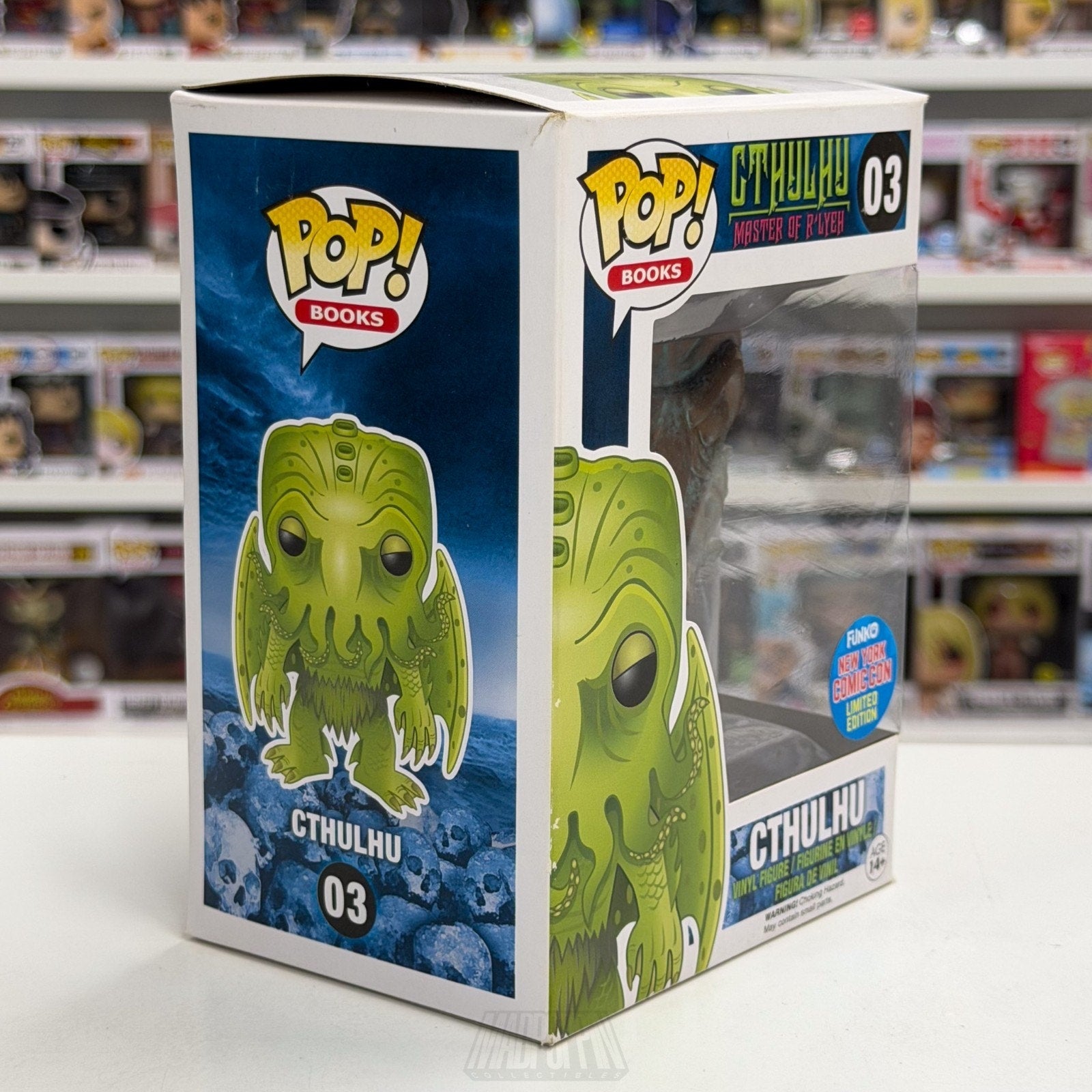Funko Pop Books Cthulhu Patina NYCC New York Comic Con 03 Myths Toy Vinyl Figure