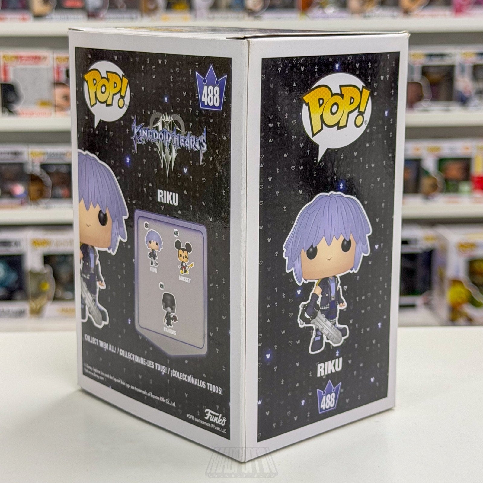 Funko Pop Disney Games Kingdom Hearts 3 III Riku w/Keyblade 488 Toy Vinyl Figure
