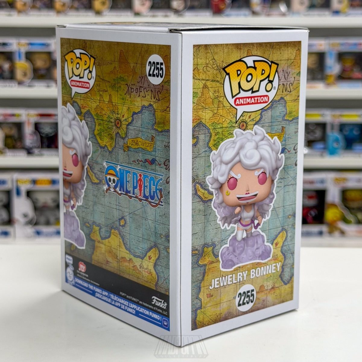 Funko Pop Anime One Piece Jewelry Bonney Nika Form Glow 2255 Manga Vinyl Figure