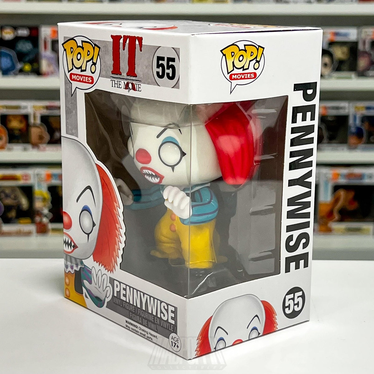 Funko Pop IT The Movie Pennywise Tim Curry 55 Alien Clown Horror Vinyl Figure