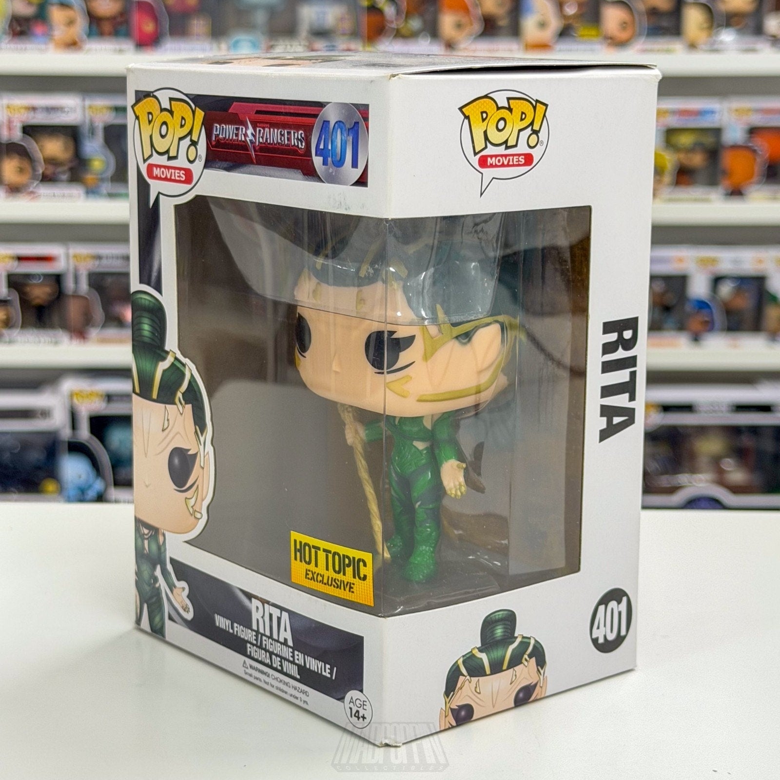 Funko Pop Movies Power Rangers Rita Repula Hot Topic 401 MMPR Toy Vinyl Figure