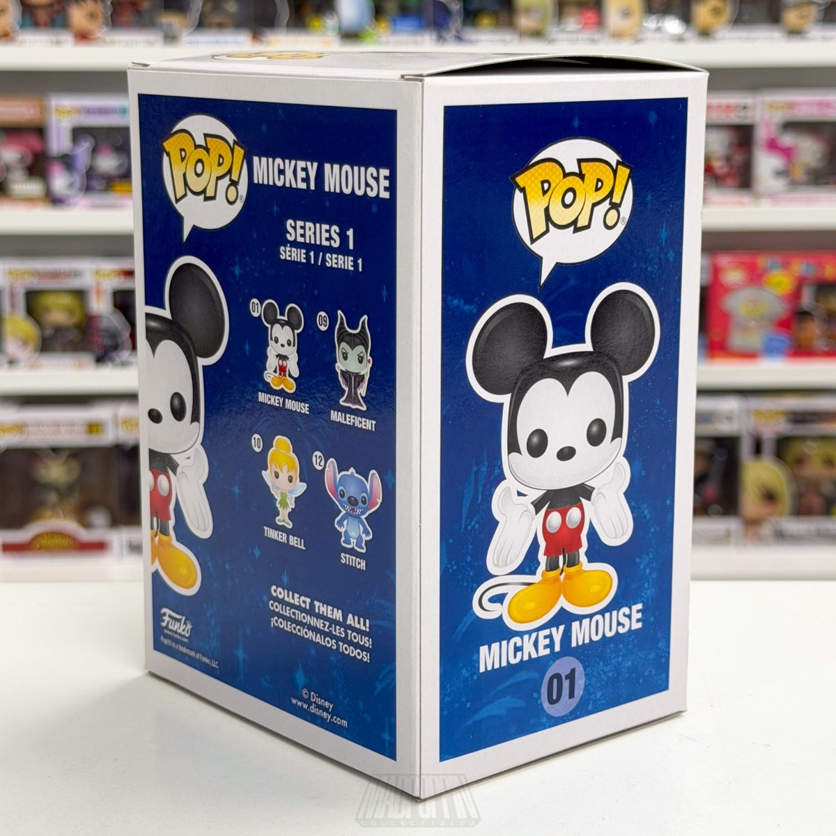 Funko Pop Disney Mickey Mouse Diamond Glitter Hot Topic 01 Walt Toy Vinyl Figure