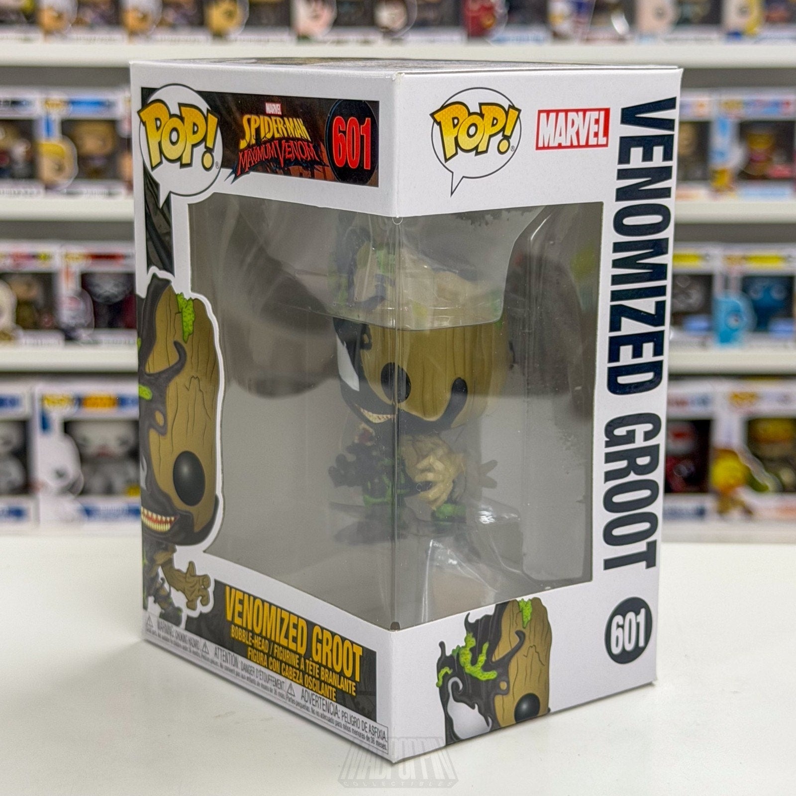 Funko Pop Marvel Spider-Man Maximum Venomized Groot 601 Symbiote Vinyl Figure