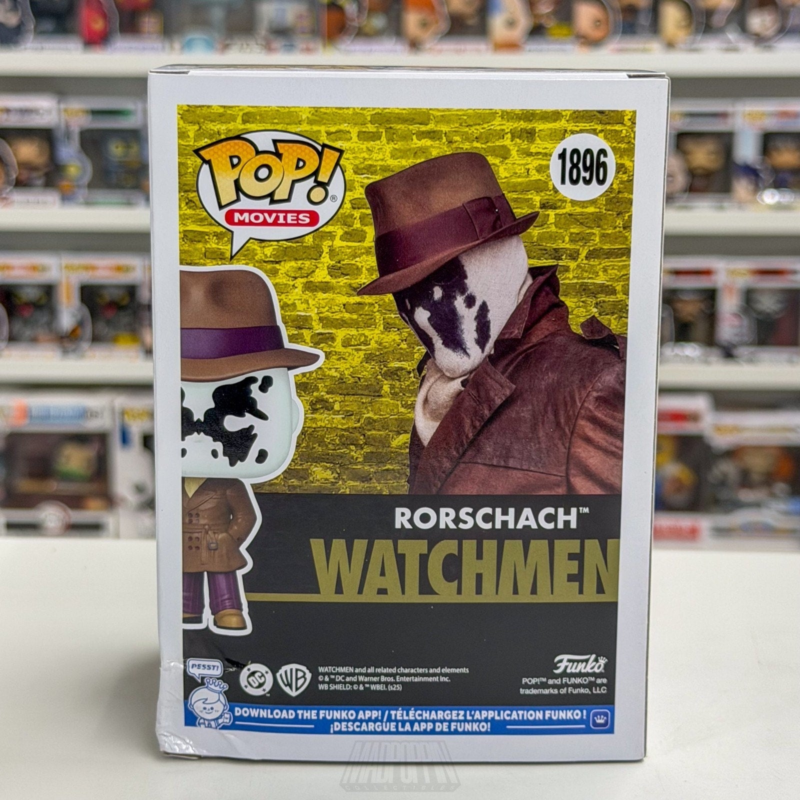 Funko Pop DC Movies Watchmen Rorschach 1896 Superhero Vigilante Toy Vinyl Figure