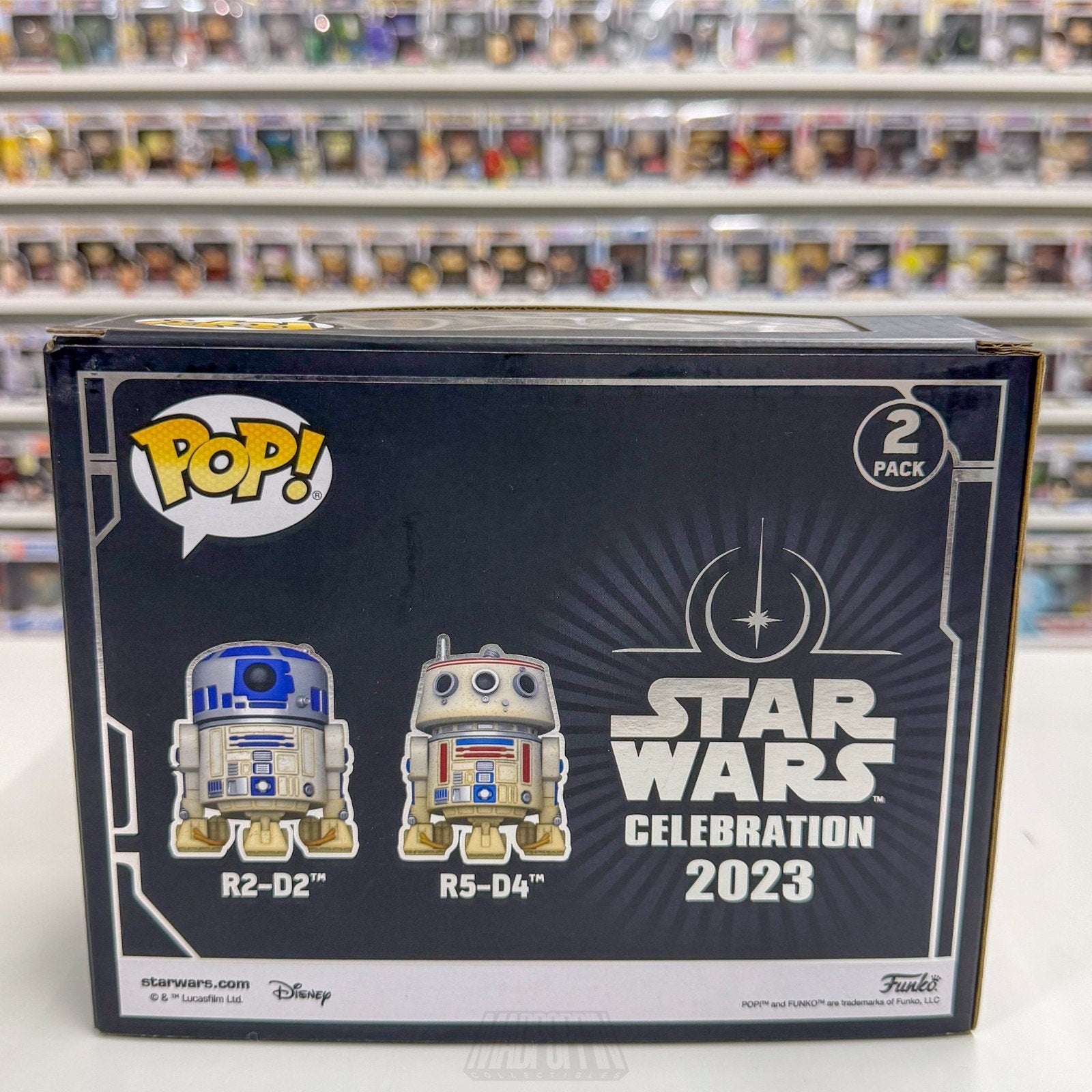 Funko Pop Star Wars R2-D2 & R5-D4 Celebration Galactic Con 2 Pack Vinyl Figure