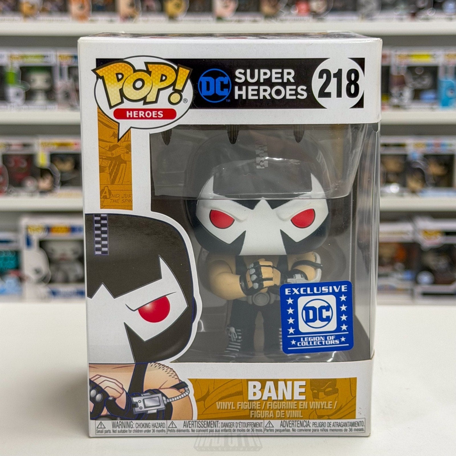 Funko Pop DC Super Heroes Bane Legion of Collectors 218 Villains Vinyl Figure