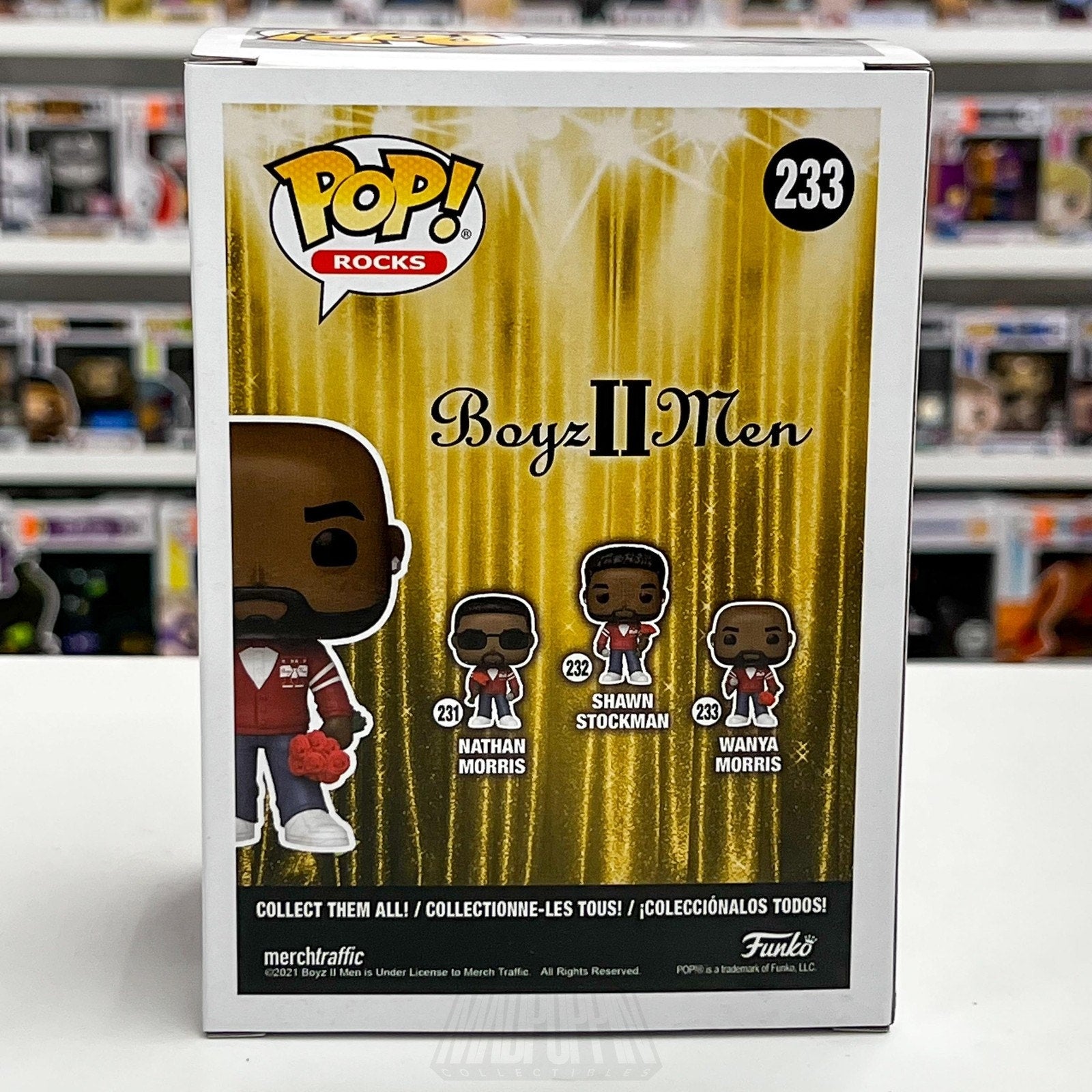 Funko Pop Rocks Boyz II Men Wanya Morris 233 Music R&B Harmony Soul Vinyl Figure
