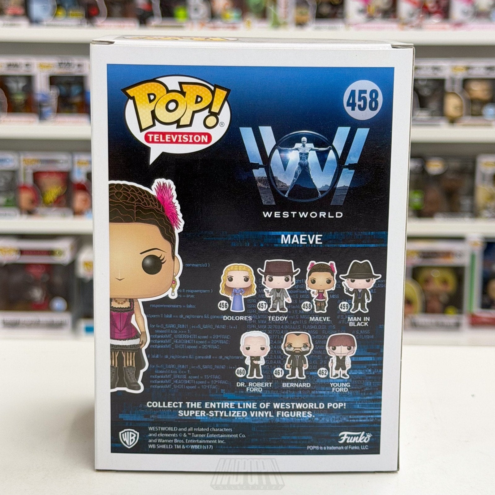Funko Pop TV HBO Westworld Maeve Millay 458 Sci-Fi Western Drama Vinyl Figure