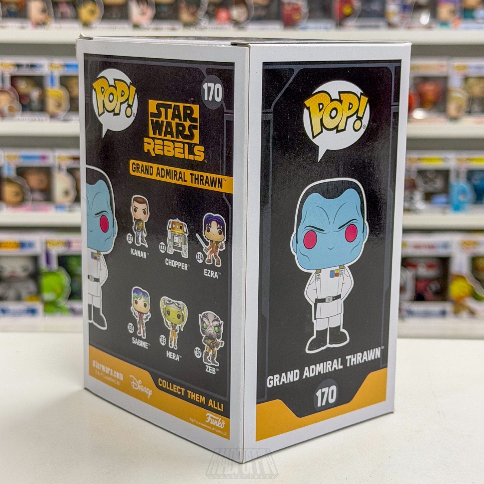 Funko Pop Star Wars Rebels Grand Admiral Thrawn Galactic Con 170 Vinyl Figure