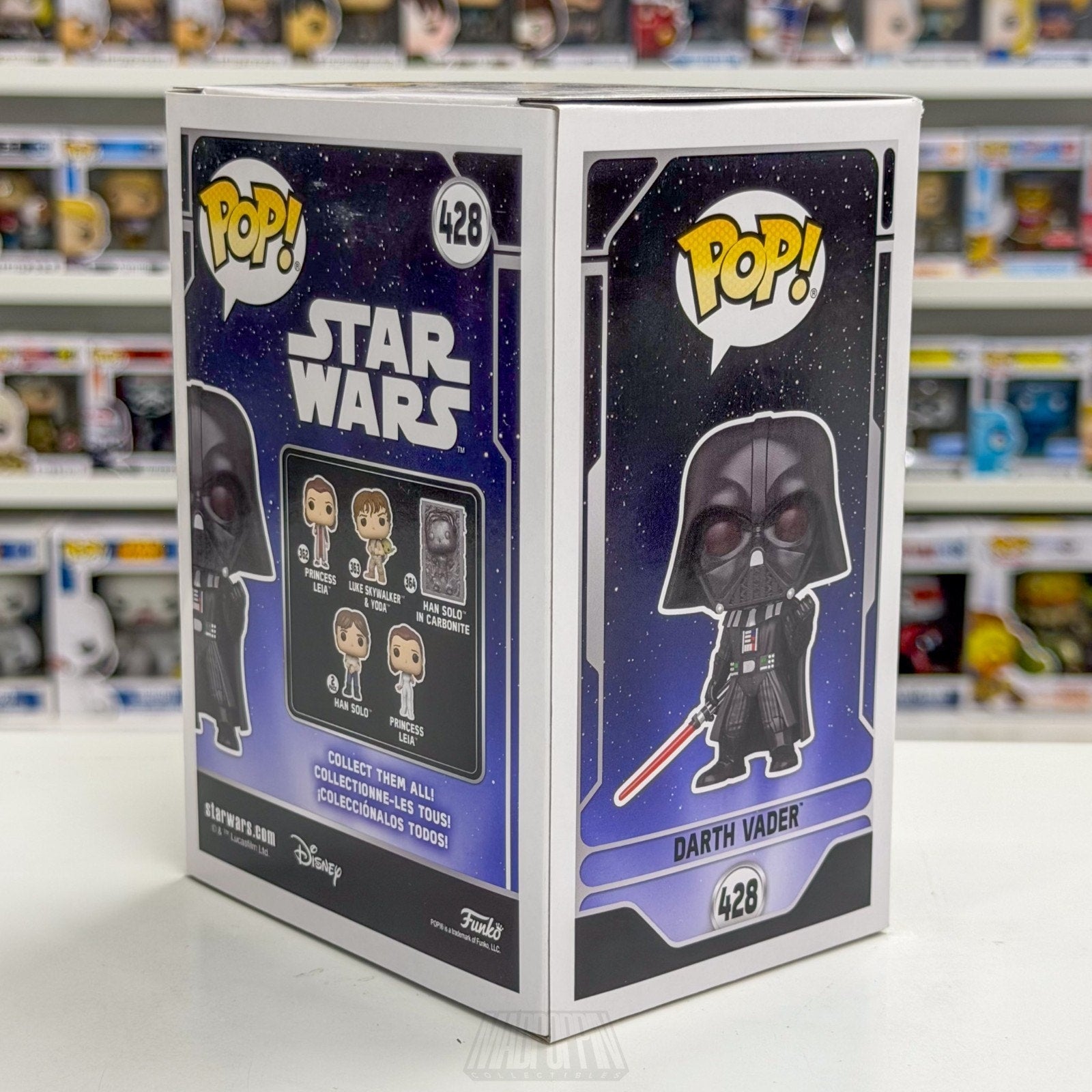 Funko Pop Star Wars Darth Vader Fist Pose Force Choke 428 Sith Jedi Vinyl Figure