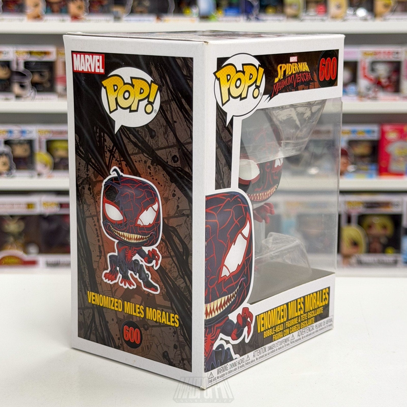 Funko Pop Marvel Spider-Man Maximum Venomized Miles Morales 600 Toy Vinyl Figure