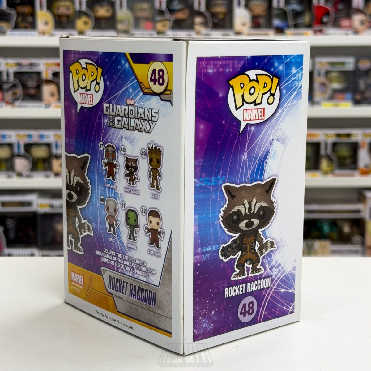 Funko Pop Marvel Guardians of the Galaxy Rocket Raccoon 48 GOTG Toy Vinyl Figure