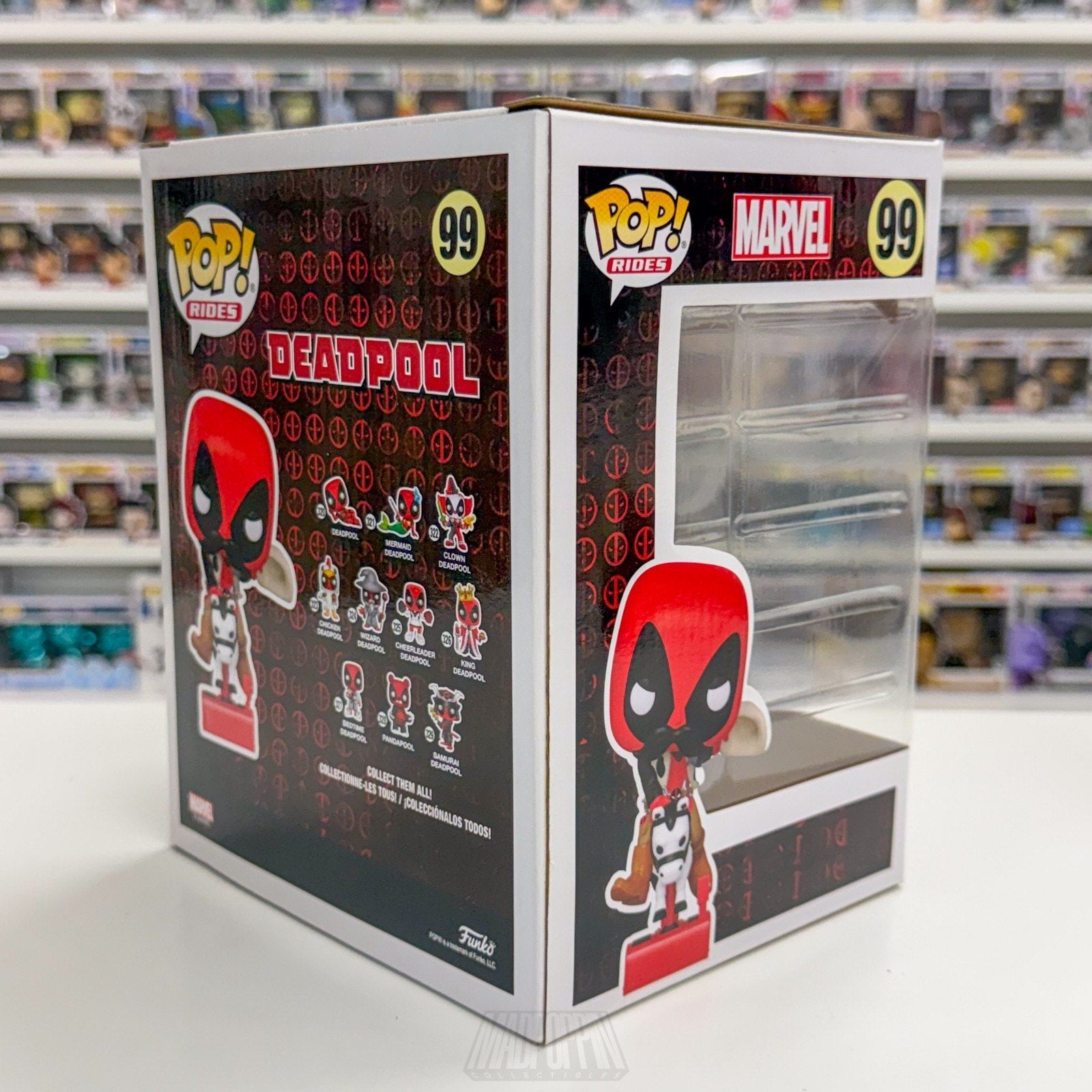 Funko Pop Rides Marvel Sheriff Deadpool Riding Horsey Exclusive 99 Vinyl Figure