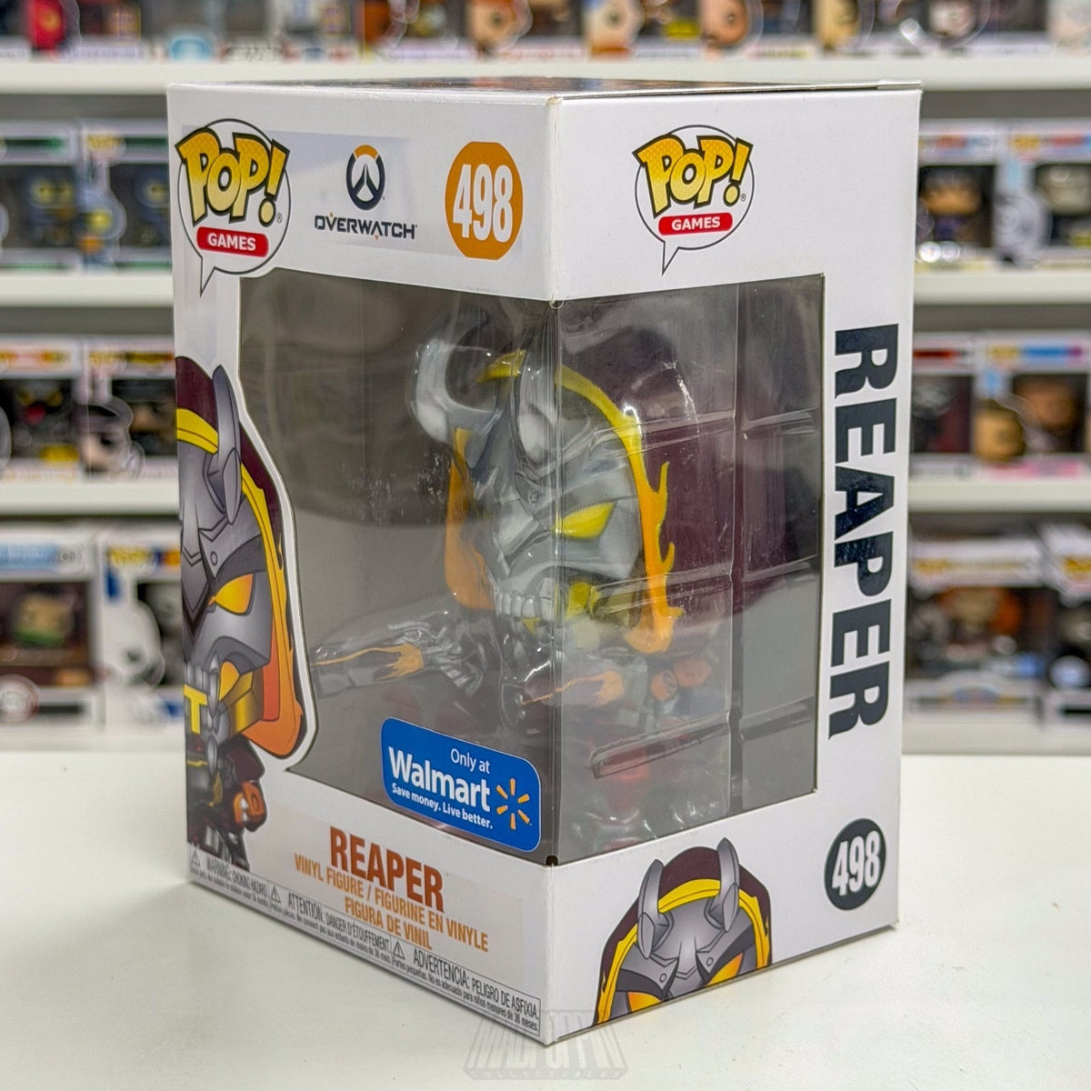 Funko Pop Video Game Overwatch Reaper Hellfire Walmart 498 Blizzard Vinyl Figure