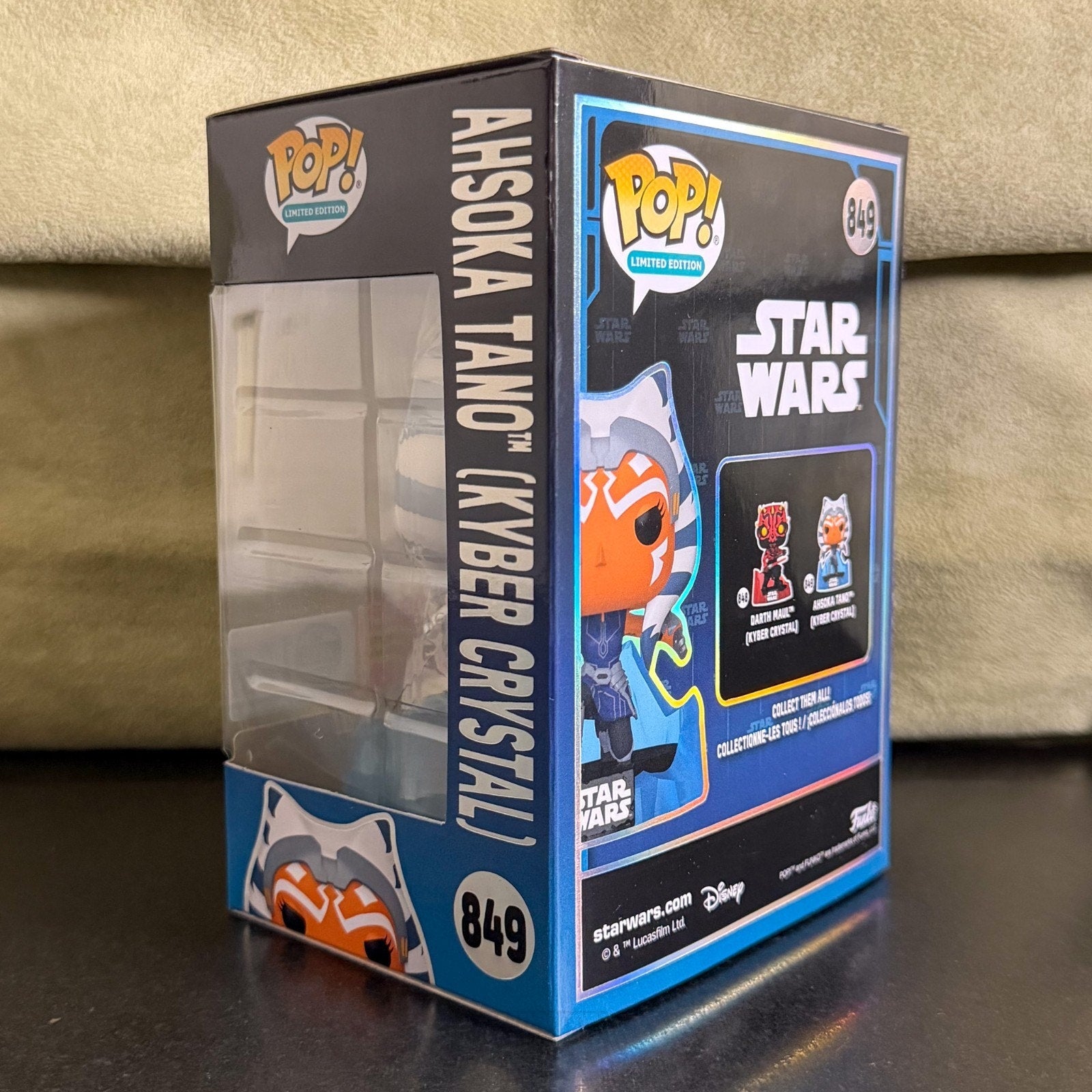 Funko Pop Star Wars Ahsoka Tano Kyber Crystal 849 SDCC 2026 LE 9500 Vinyl Figure