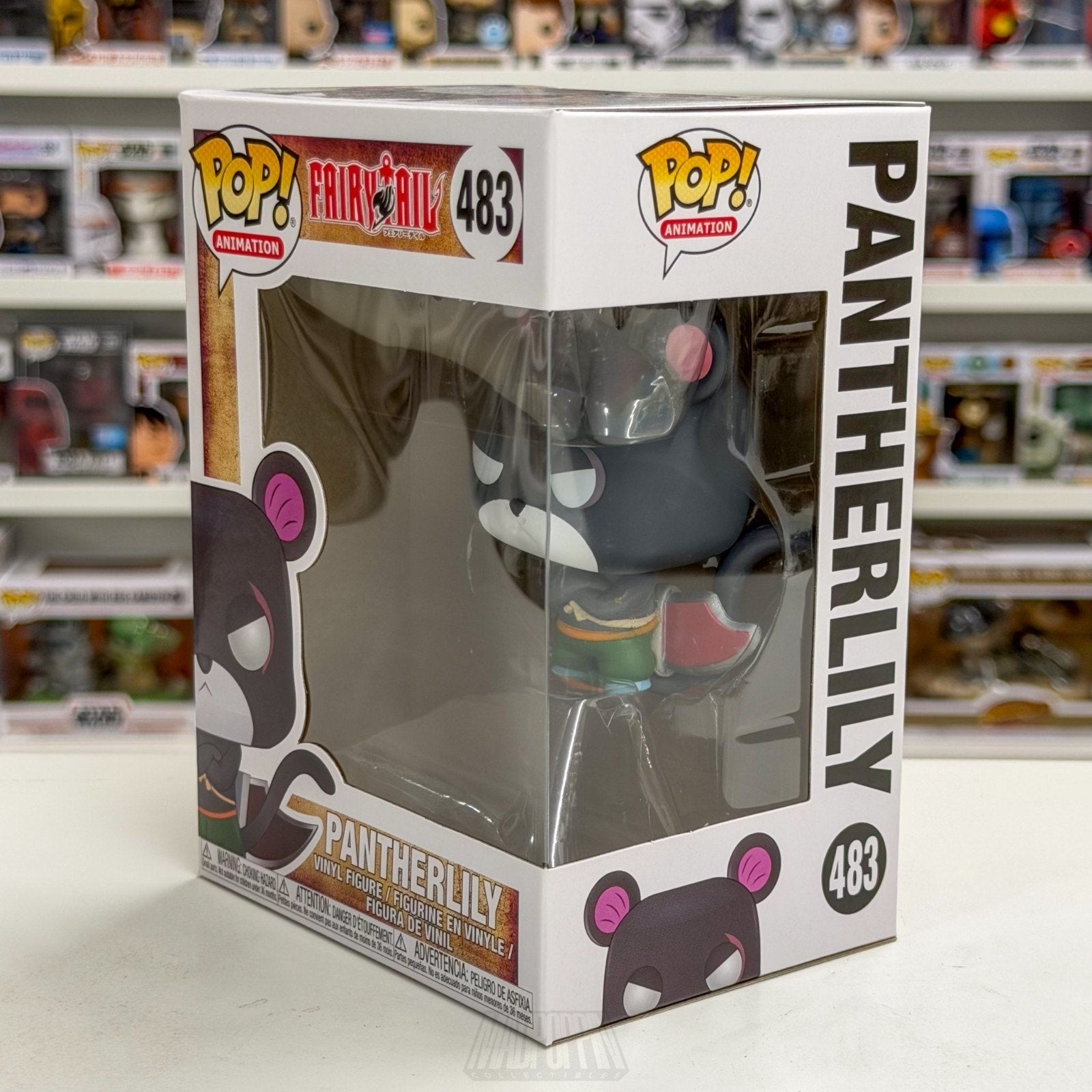 Funko Pop Anime Fairy Tail Pantherlily 483 Japanese Manga Wizards Vinyl Figure