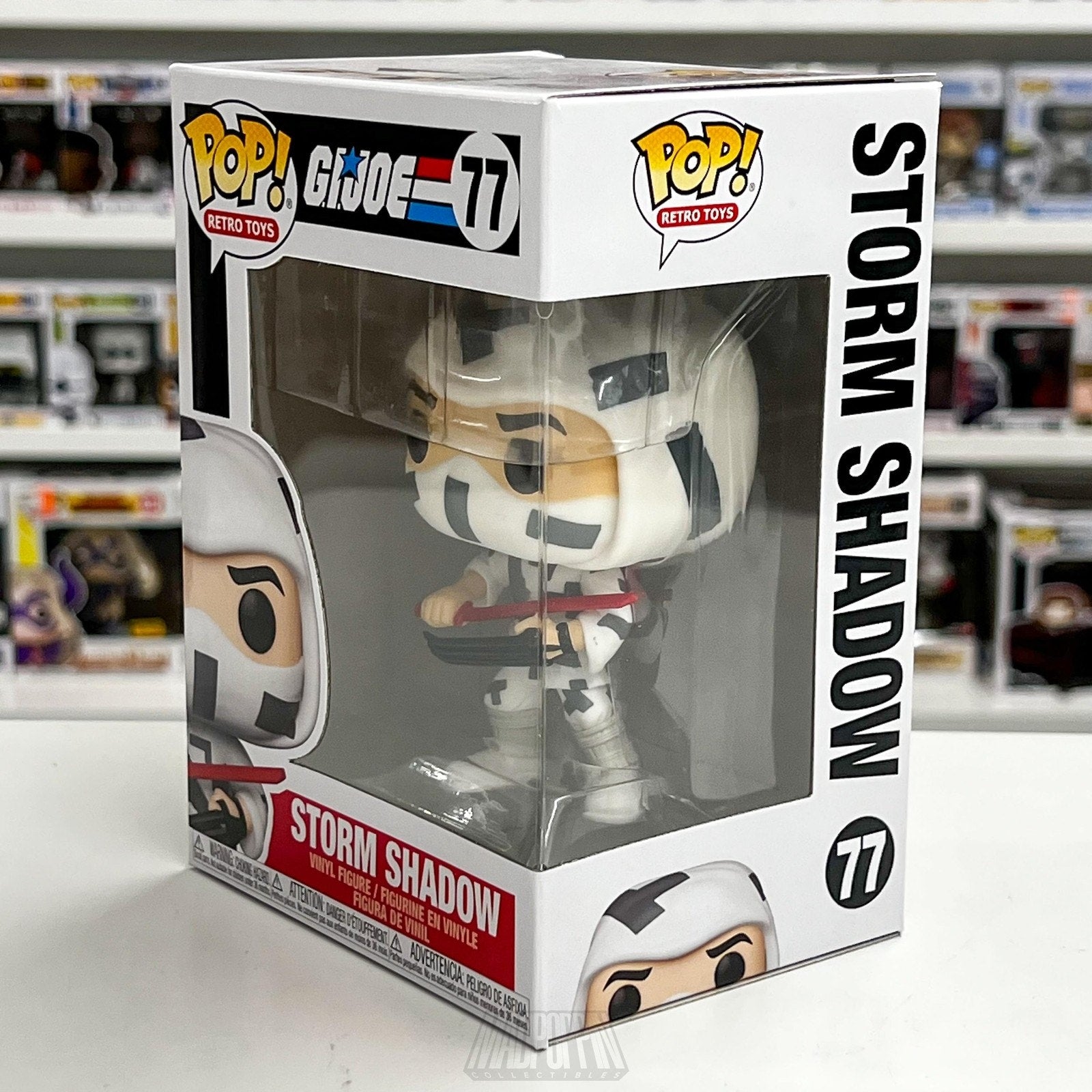 Funko Pop Retro Toys GI Joe Storm Shadow 77 Animation Ninja Soldier Vinyl Figure