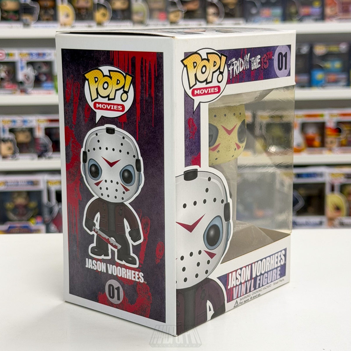 Funko Pop Movies Friday the 13th Jason Voorhees Large Font Box 01 Horror Figure