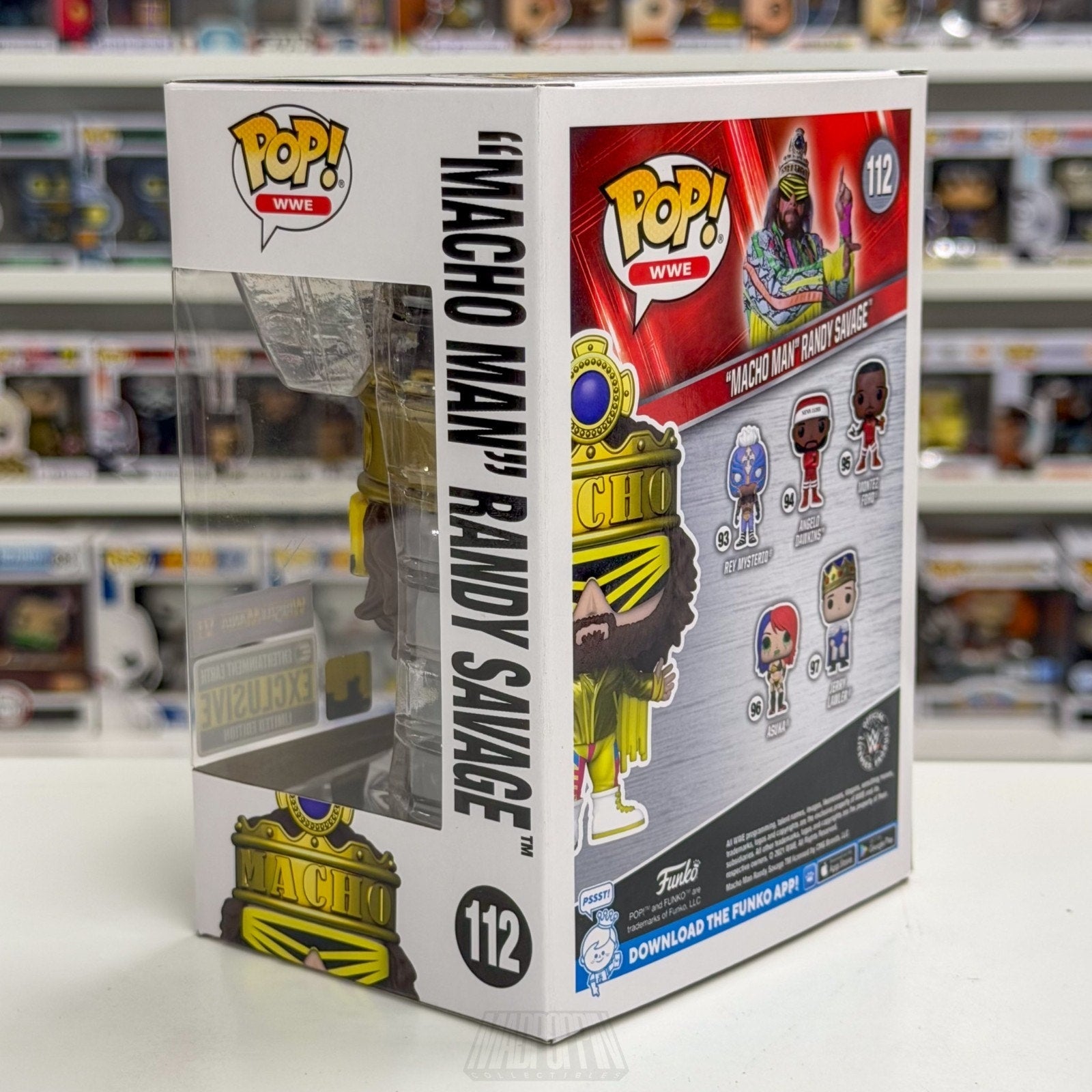 Funko Pop WWE Macho Man Randy Savage WrestleMania VI Entertainment Earth 112 Toy