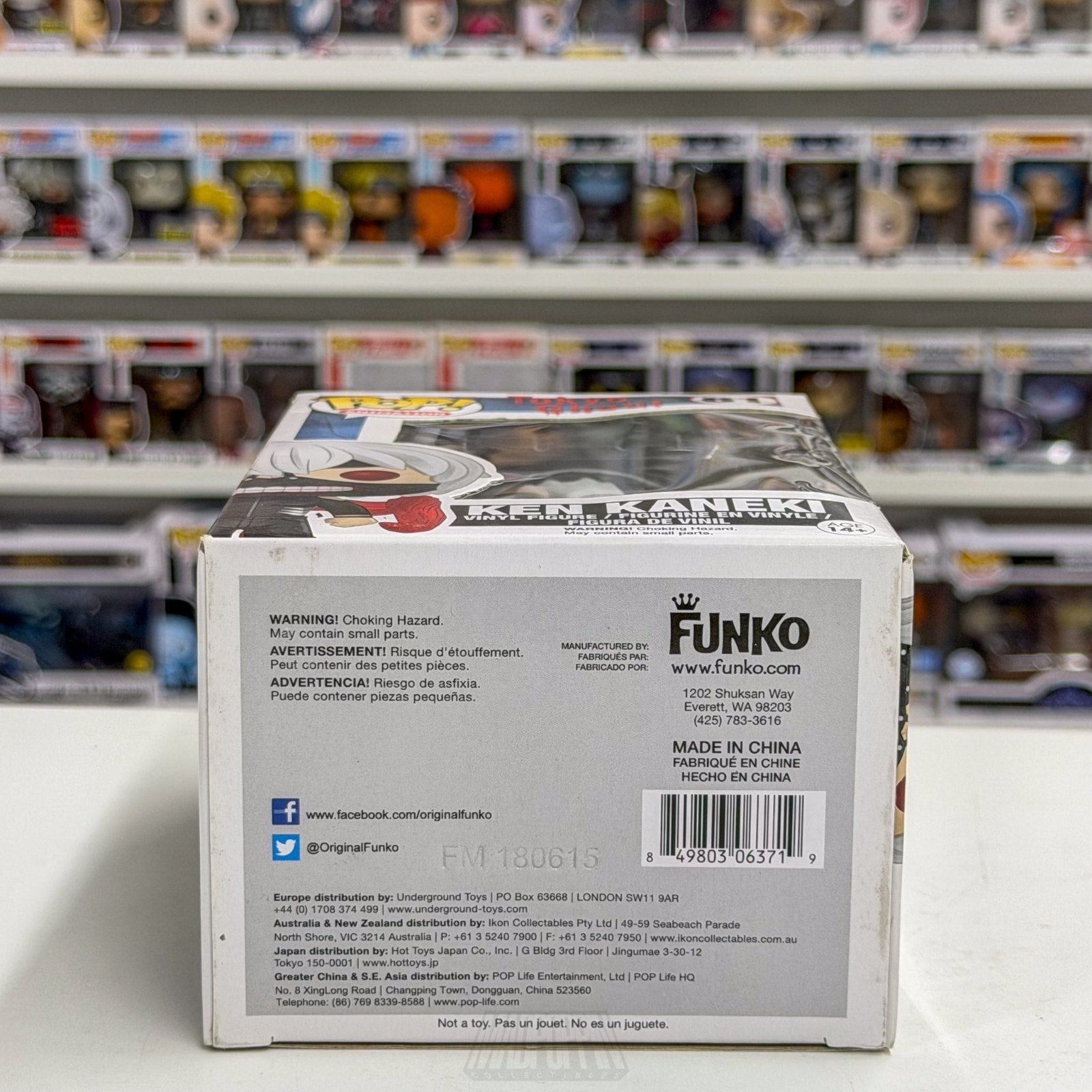 Funko Pop Anime Tokyo Ghoul Ken Kaneki 61 Dark Fantasy Manga Toy Vinyl Figure