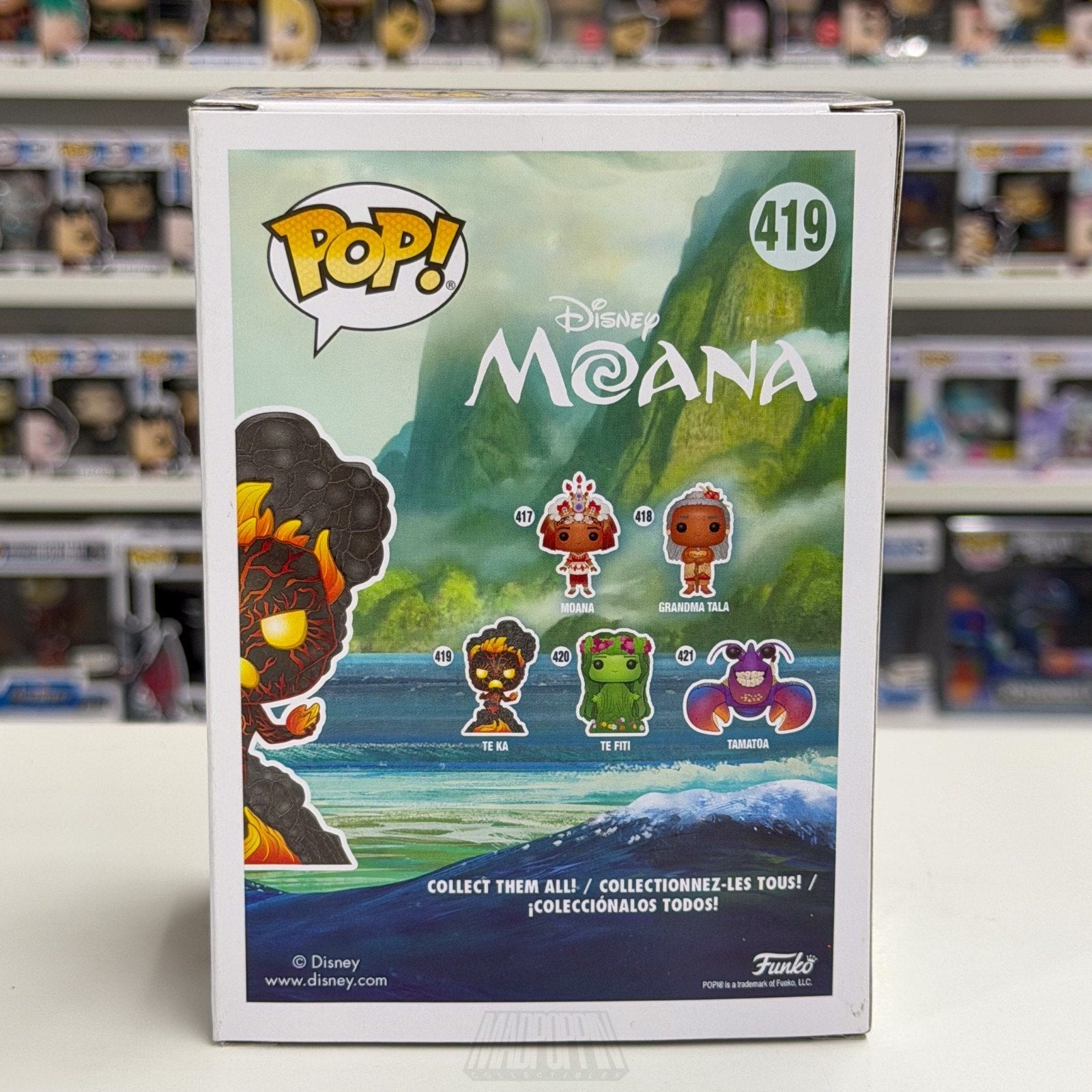 Funko Pop Disney Moana Te Ka 419 Island Godness Fire Magma Demon Vinyl Figure