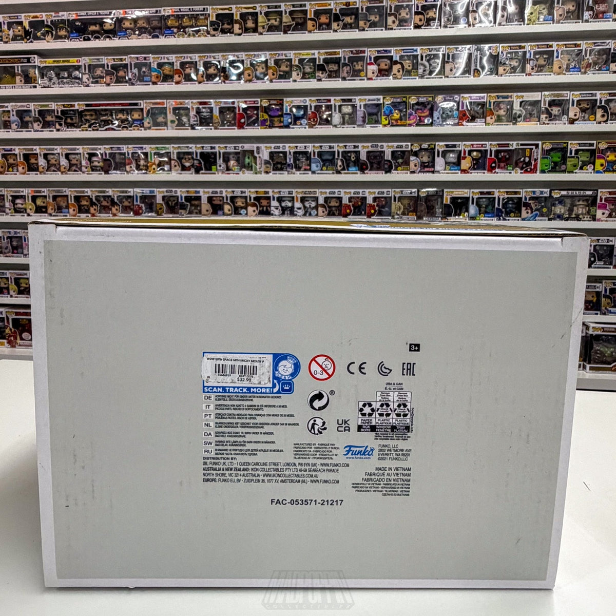 Funko Pop Disney Mickey Mouse Space Mountain Attraction Ride 107 Vinyl Figure