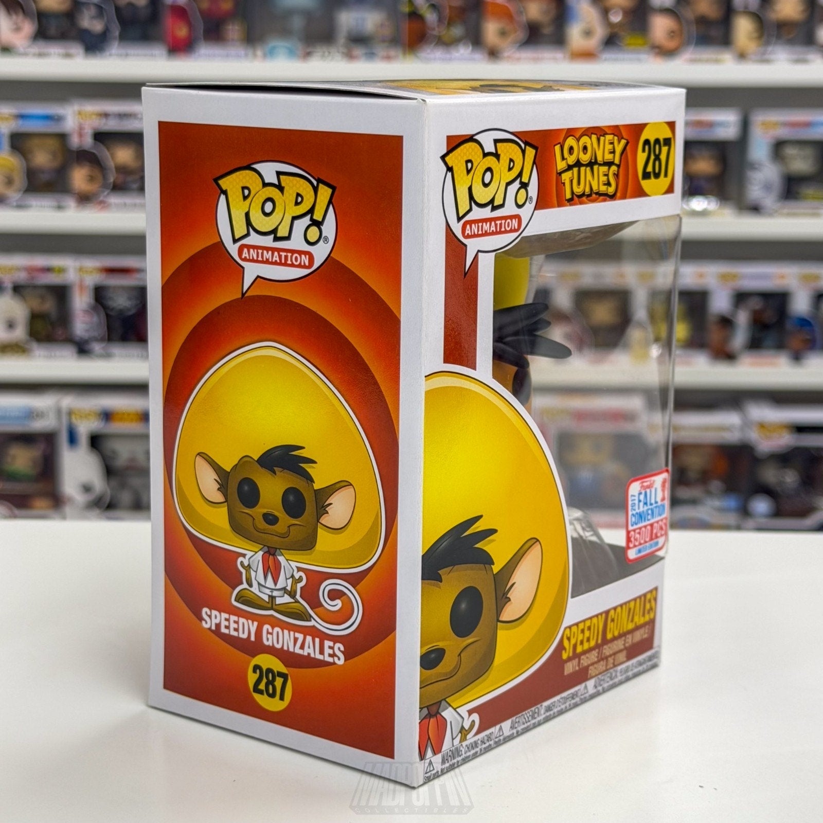 Funko Pop Animation Looney Tunes Speedy Gonzales NYCC 287 Cartoon Vinyl Figure