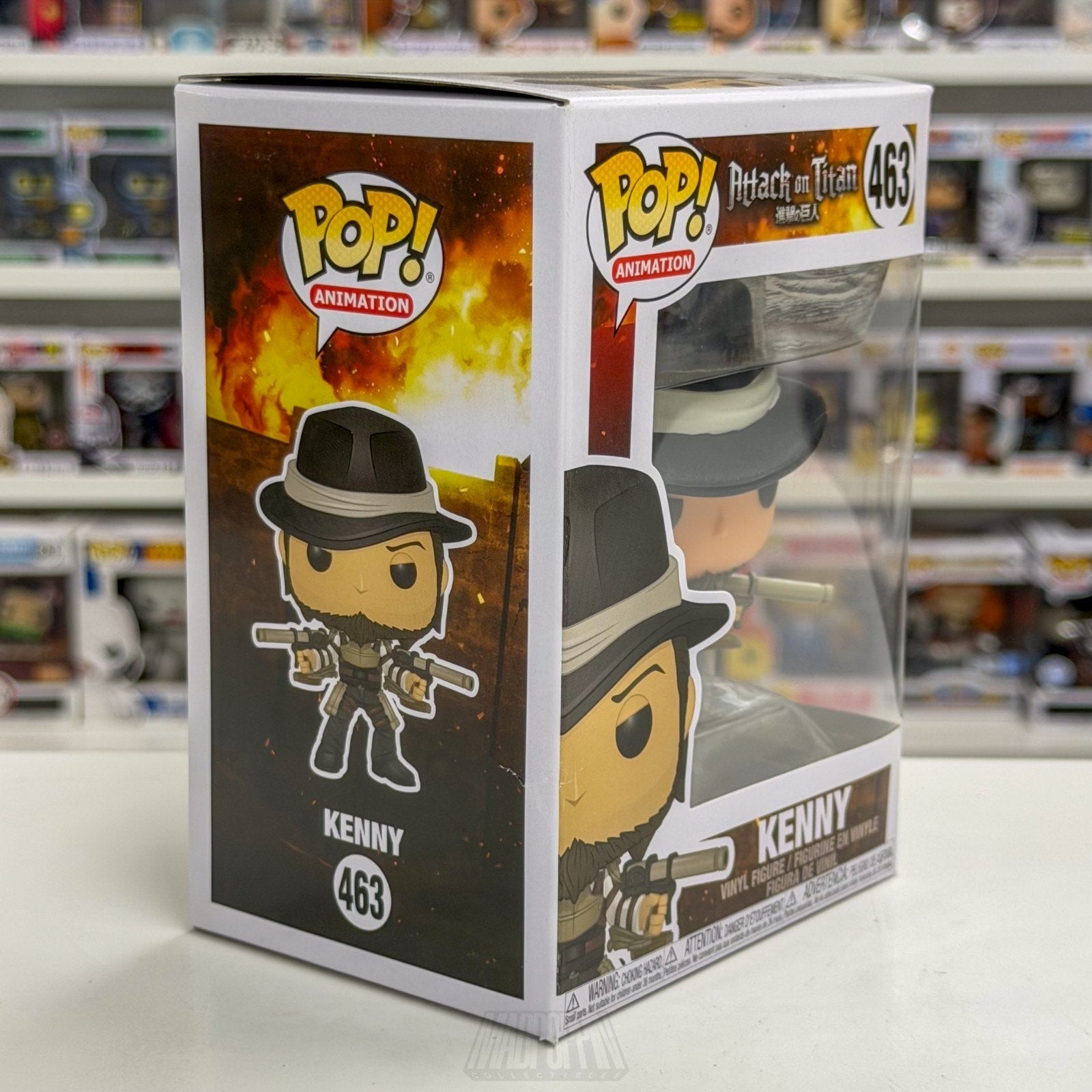 Funko Pop Anime Attack on Titan Kenny Ackerman 463 Japanese Manga Vinyl Figure