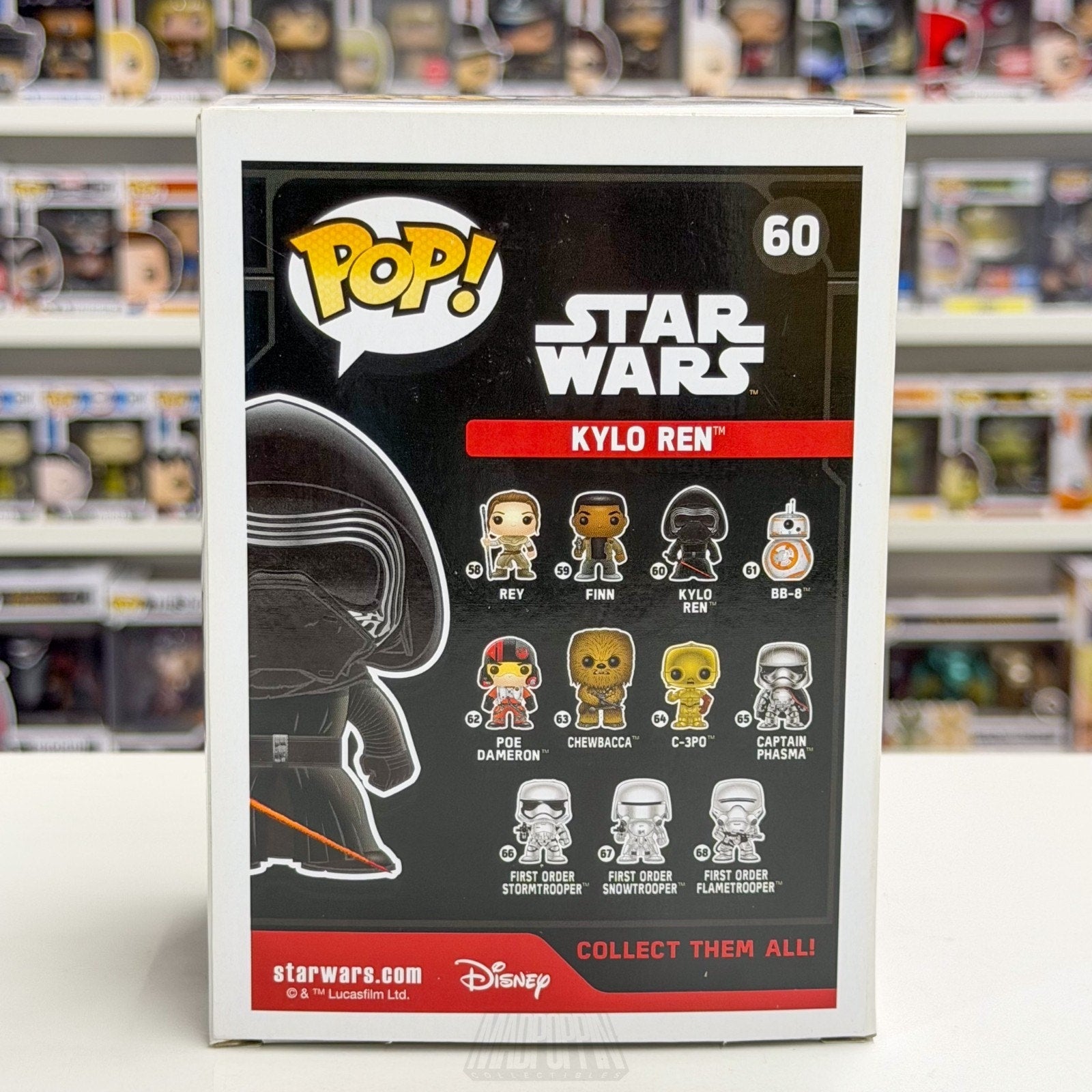 Funko Pop Star Wars EP 7 Force Awakens Kylo Ren 60 Force Sith Lord Vinyl Figure