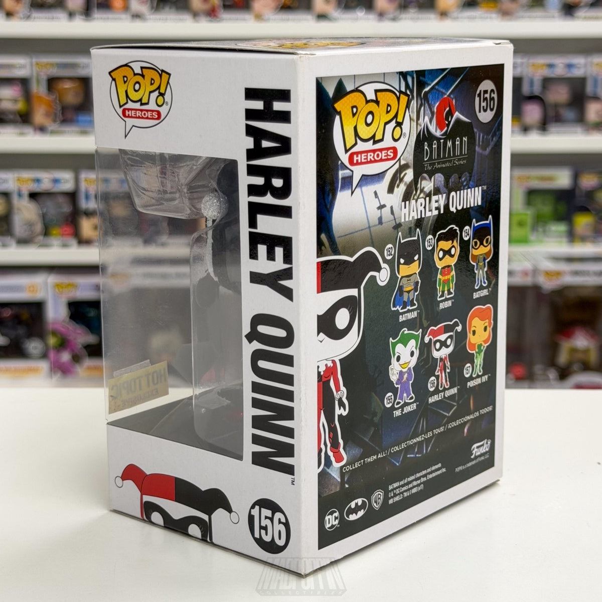 Funko Pop DC Heroes Harley Quinn Hot Topic Diamond 156 Batman BTAS Vinyl Figure