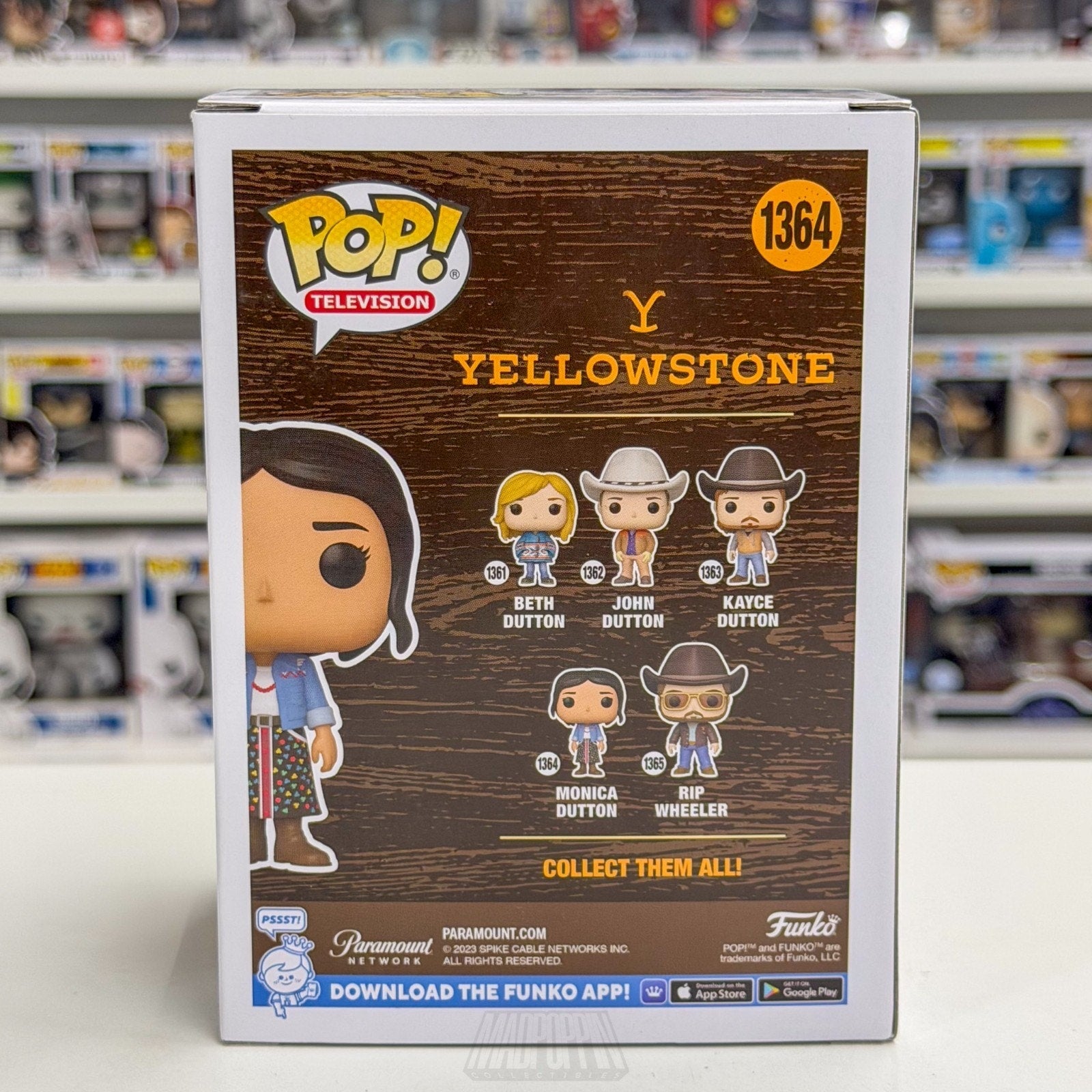 Funko Pop TV Yellowstone Monica Dutton 1364 Neo Western Drama Show Vinyl Figure