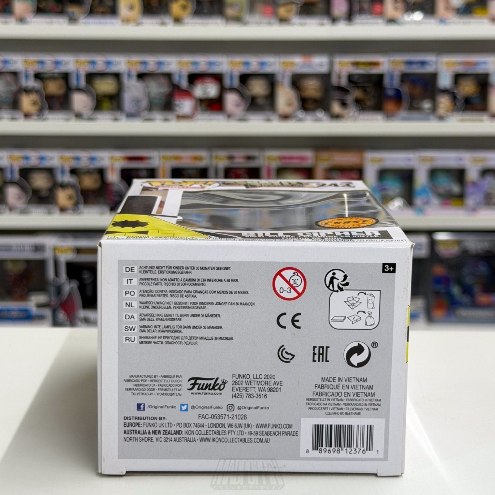 Funko Pop Animation Disney Gravity Falls Bill Cipher Space Chase 243 Toy Figure