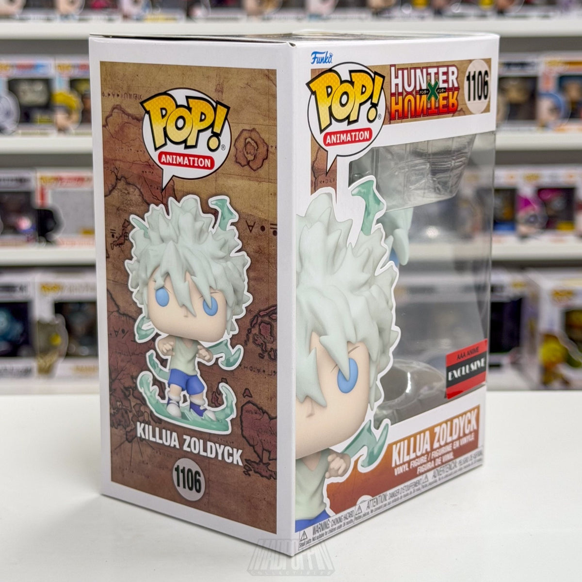 Funko Pop Anime Hunter Killua Zoldyck God Speed AAA 1106 Manga Toy Vinyl Figure