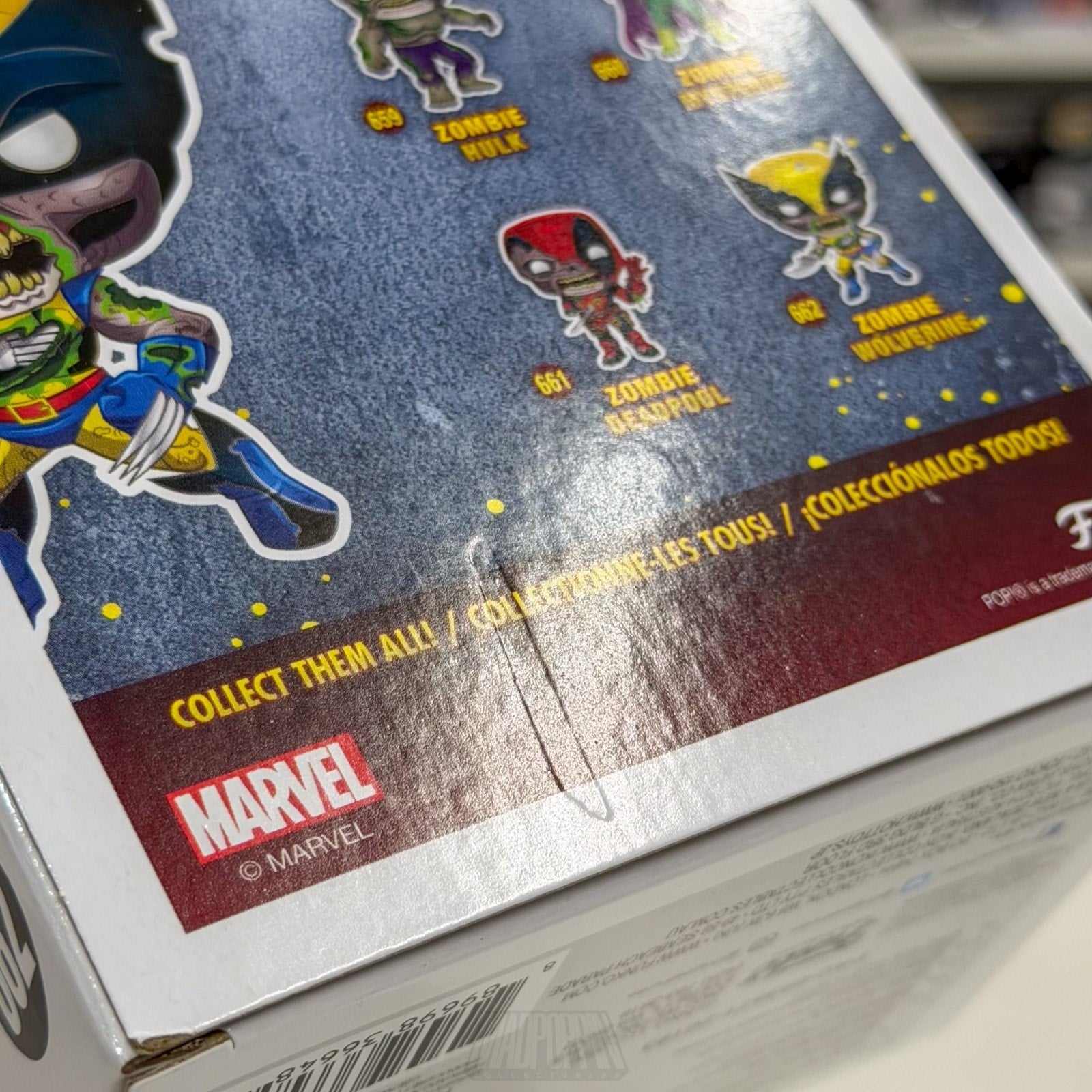 Funko Pop Marvel Zombie Wolverine Glow Special Edition 662 Mutant Vinyl Figure